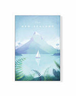 New Zealand by Henry Rivers | Framed Canvas Art Print