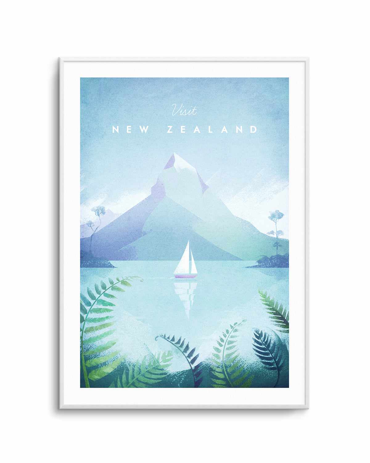 New Zealand by Henry Rivers Art Print