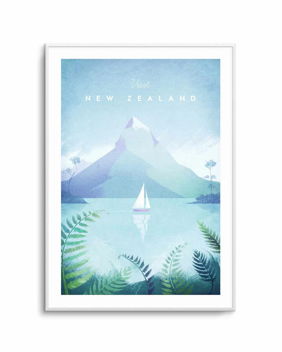 New Zealand by Henry Rivers Art Print from Olive et Oriel where you can shop wallpaper and artworks online