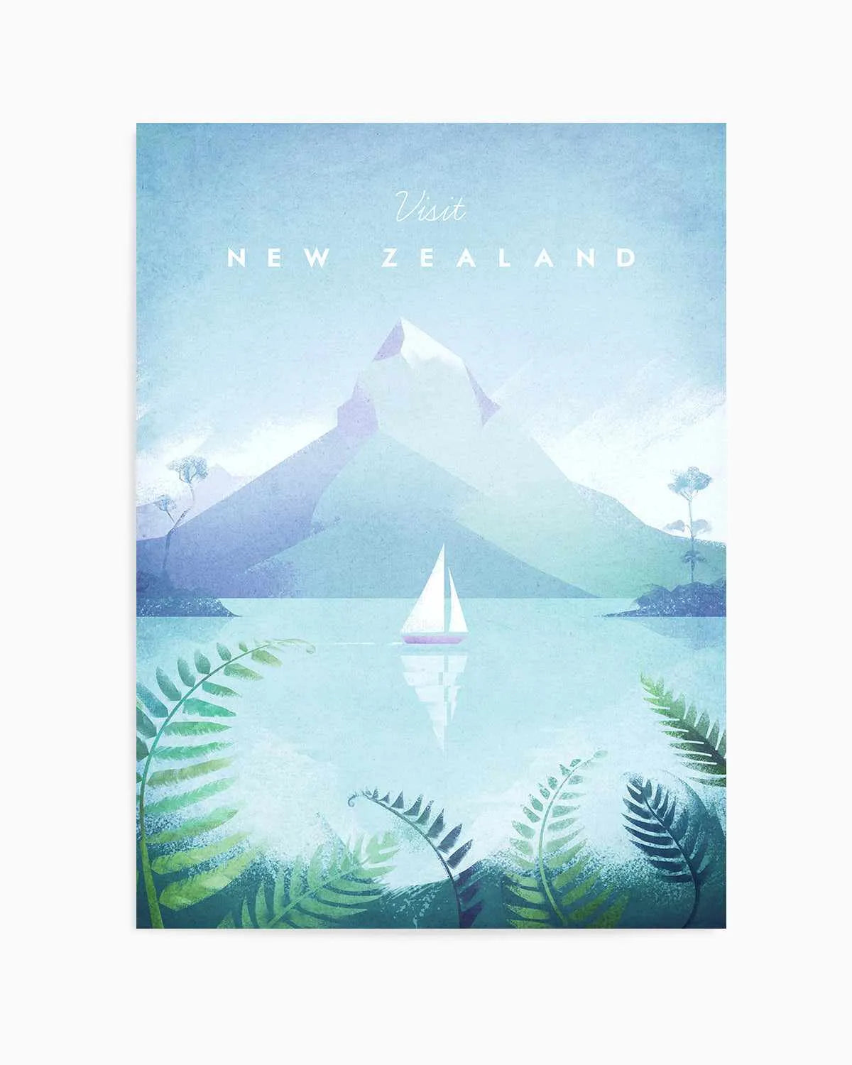 New Zealand by Henry Rivers Art Print from Olive et Oriel where you can shop wallpaper and artworks online