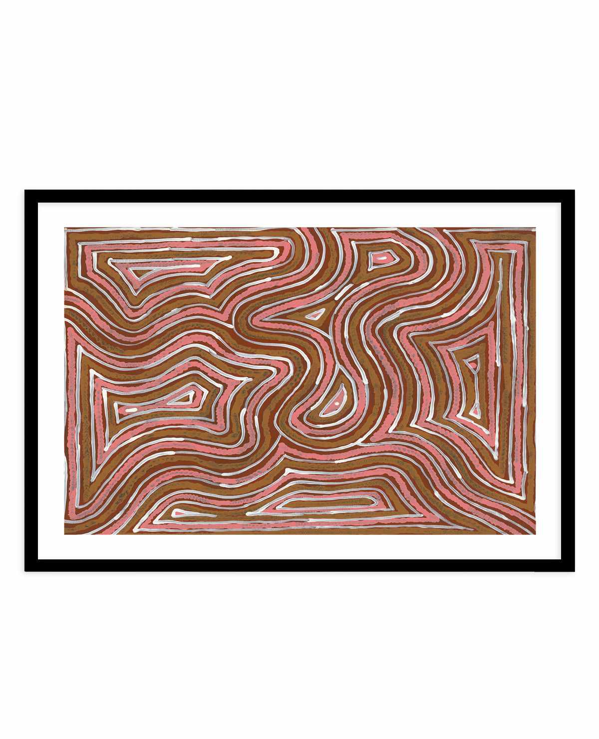 Ngalyipi Jukurrpa (Snake Vine Dreaming) - Purturlu by Ingrid Napangardi Williams | Art Print