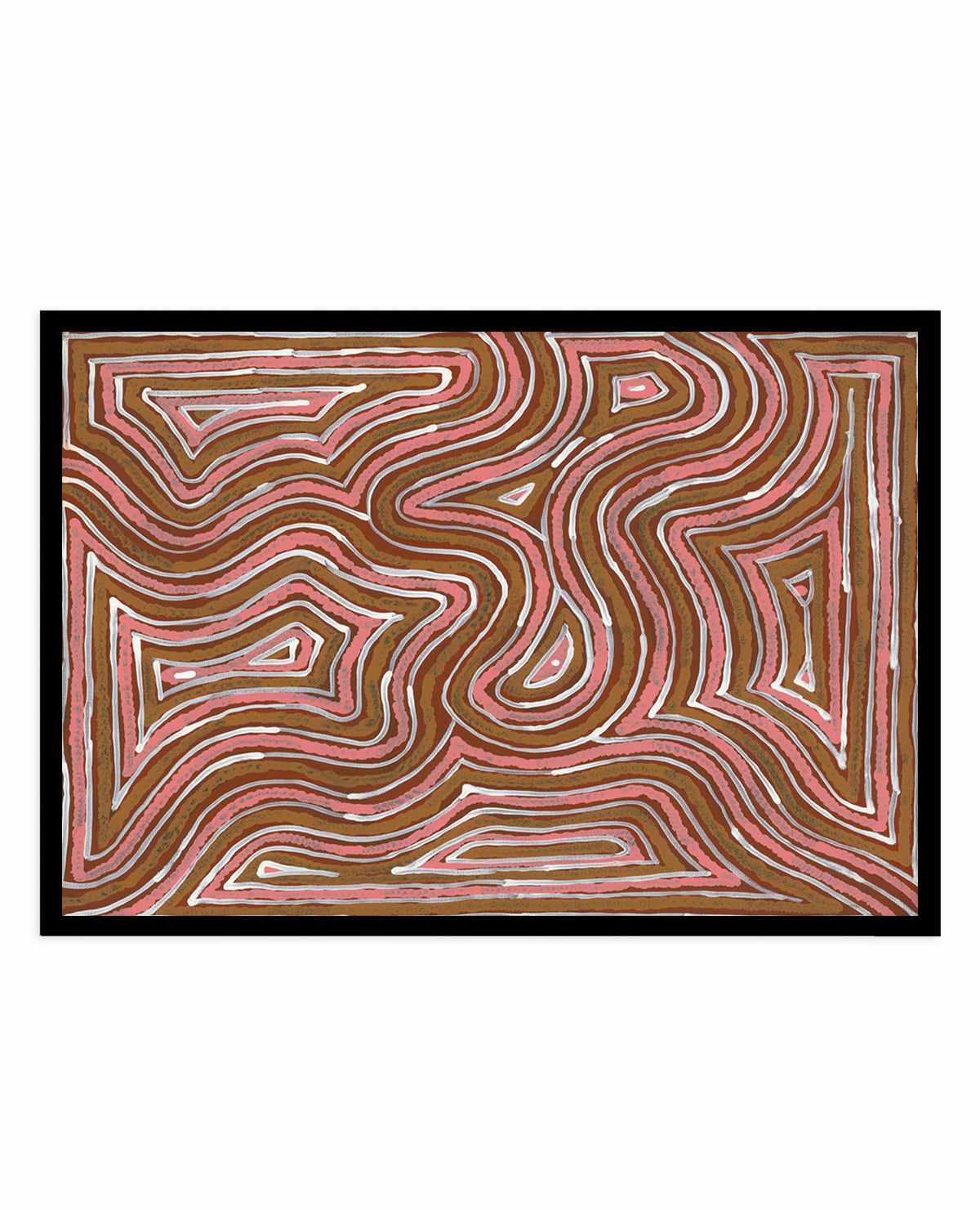 Ngalyipi Jukurrpa (Snake Vine Dreaming) - Purturlu by Ingrid Napangardi Williams | Art Print