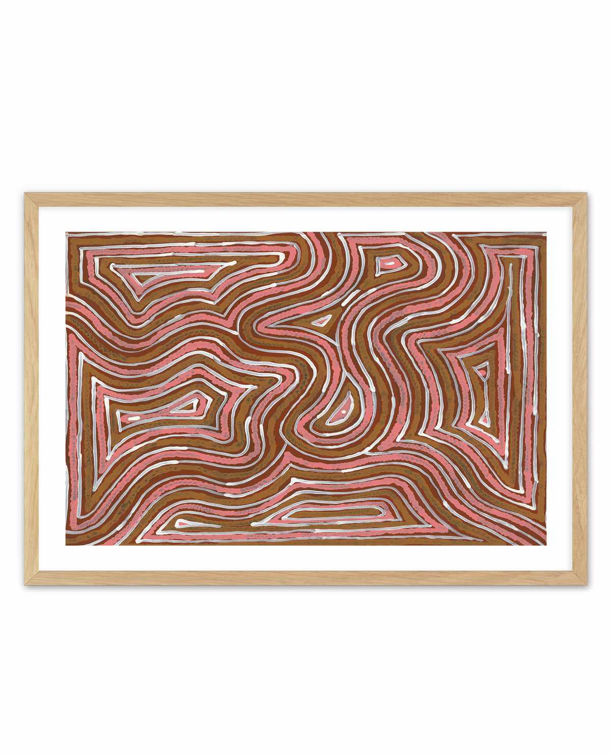 Ngalyipi Jukurrpa (Snake Vine Dreaming) - Purturlu by Ingrid Napangardi Williams | Art Print