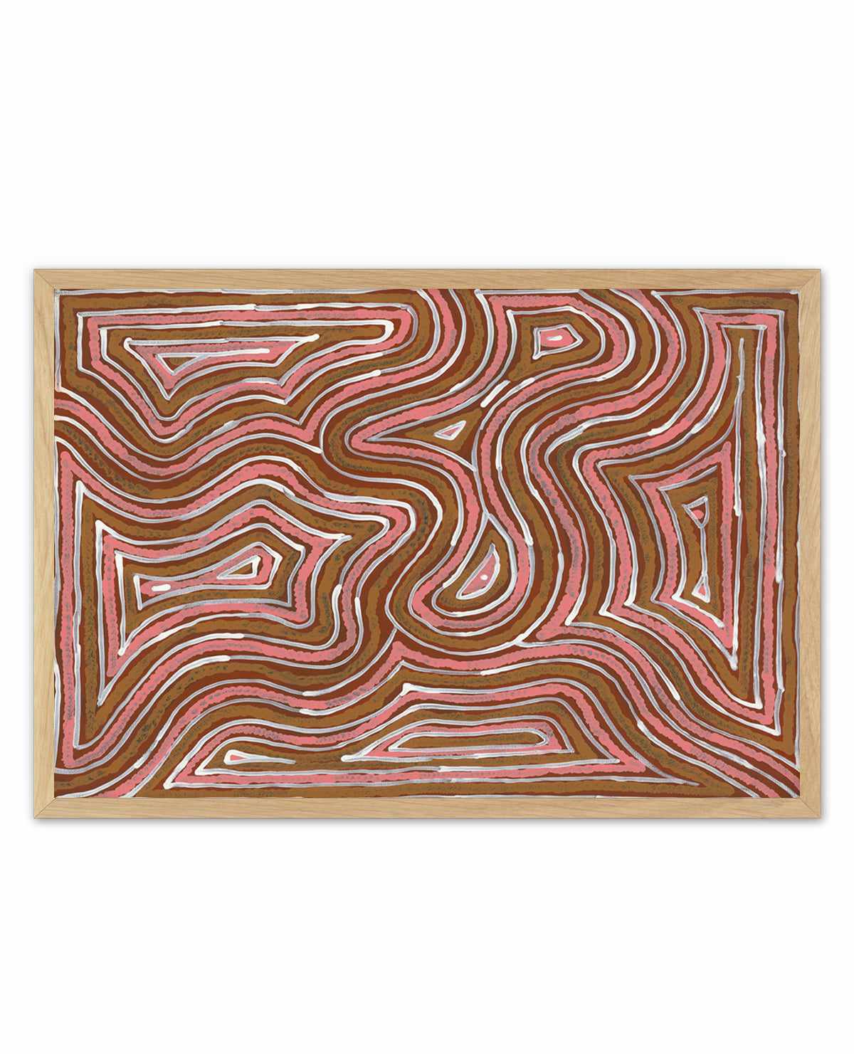 Ngalyipi Jukurrpa (Snake Vine Dreaming) - Purturlu by Ingrid Napangardi Williams | Art Print