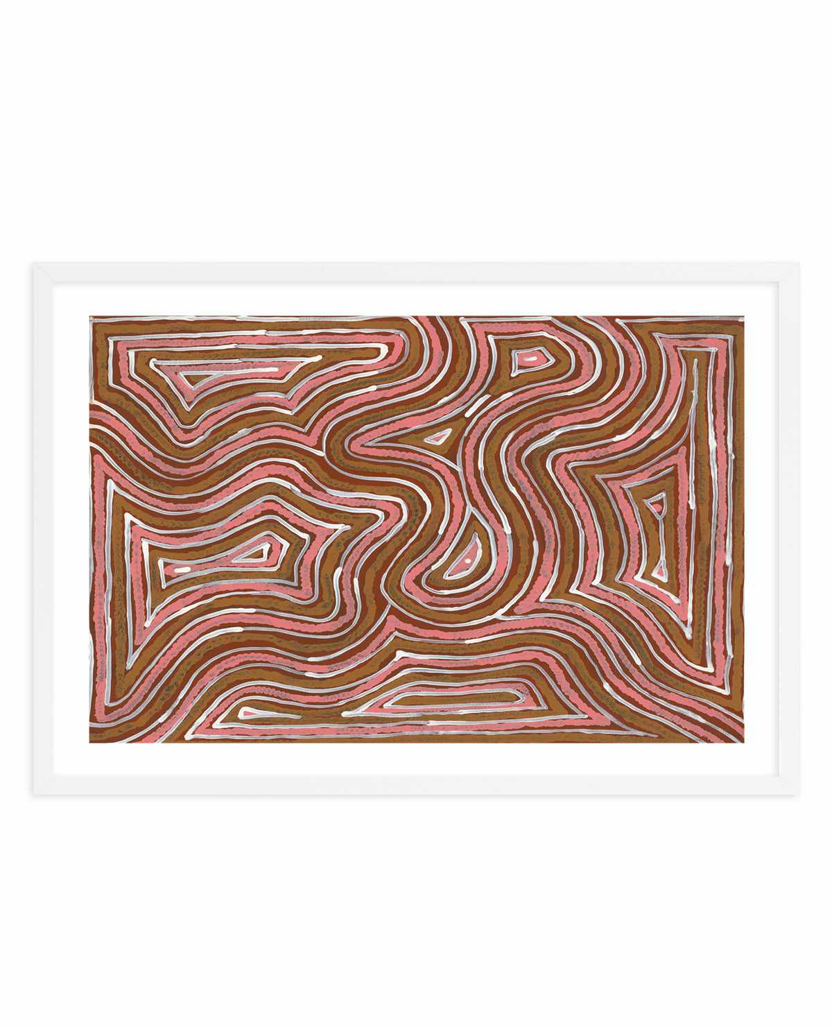 Ngalyipi Jukurrpa (Snake Vine Dreaming) - Purturlu by Ingrid Napangardi Williams | Art Print