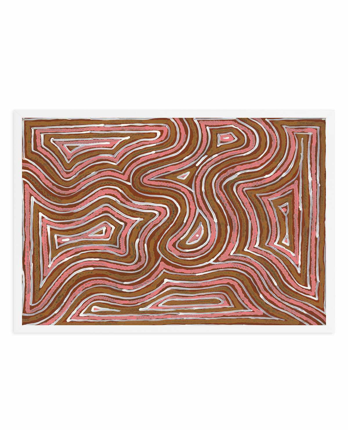 Ngalyipi Jukurrpa (Snake Vine Dreaming) - Purturlu by Ingrid Napangardi Williams | Art Print