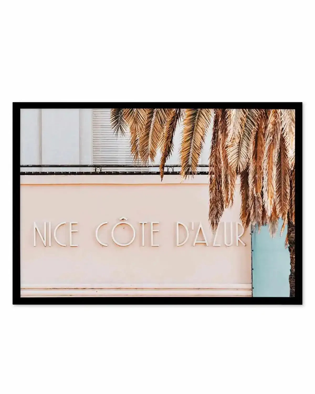 Nice Cote D'azur Art Print from Olive et Oriel where you can shop wallpaper and artworks online
