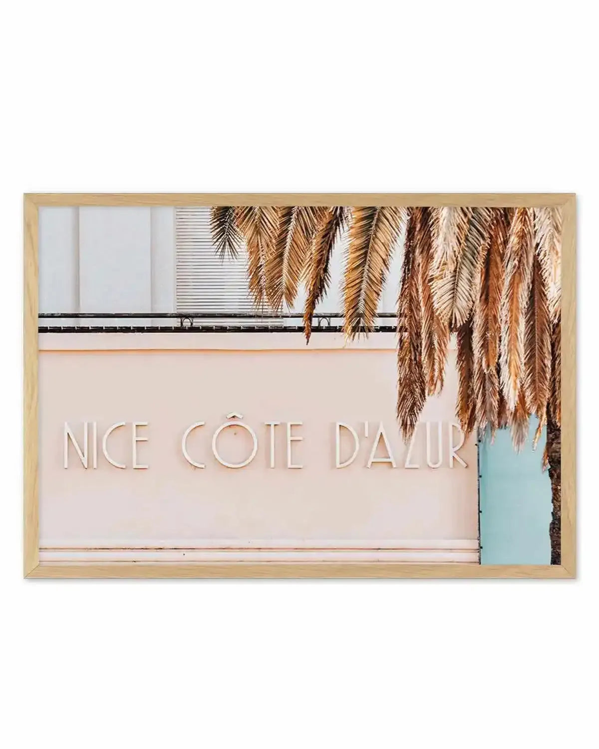 Nice Cote D'azur Art Print from Olive et Oriel where you can shop wallpaper and artworks online