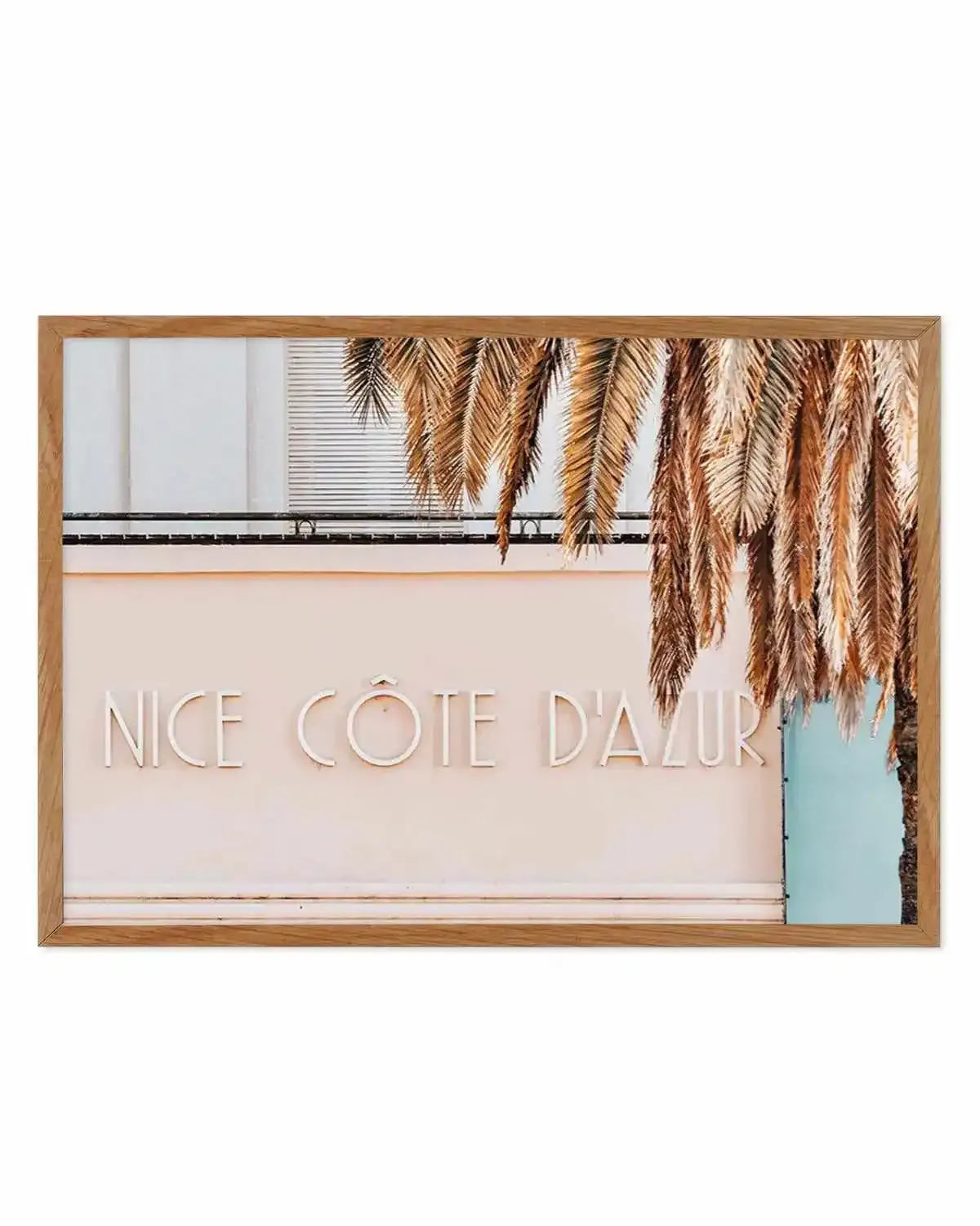 Nice Cote D'azur Art Print from Olive et Oriel where you can shop wallpaper and artworks online