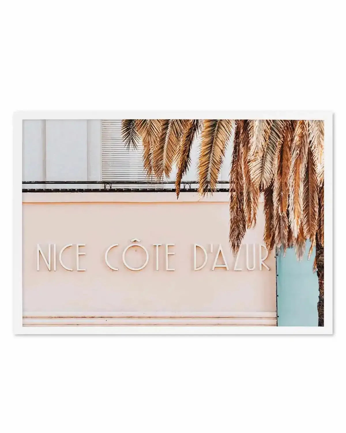 Nice Cote D'azur Art Print from Olive et Oriel where you can shop wallpaper and artworks online