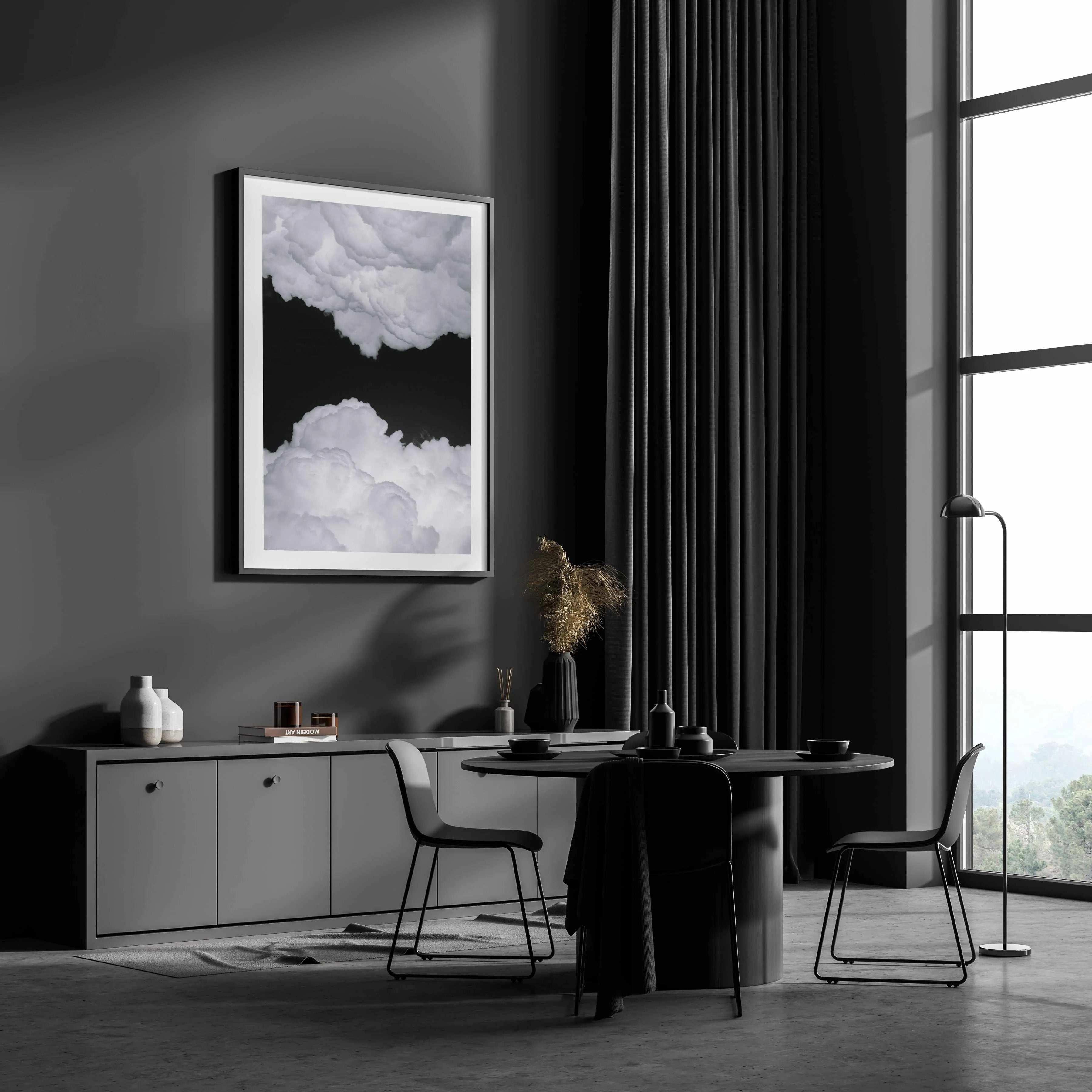 Night Clouds by Ramiro Pianarosa Art Print from Olive et Oriel where you can shop wallpaper and artworks online