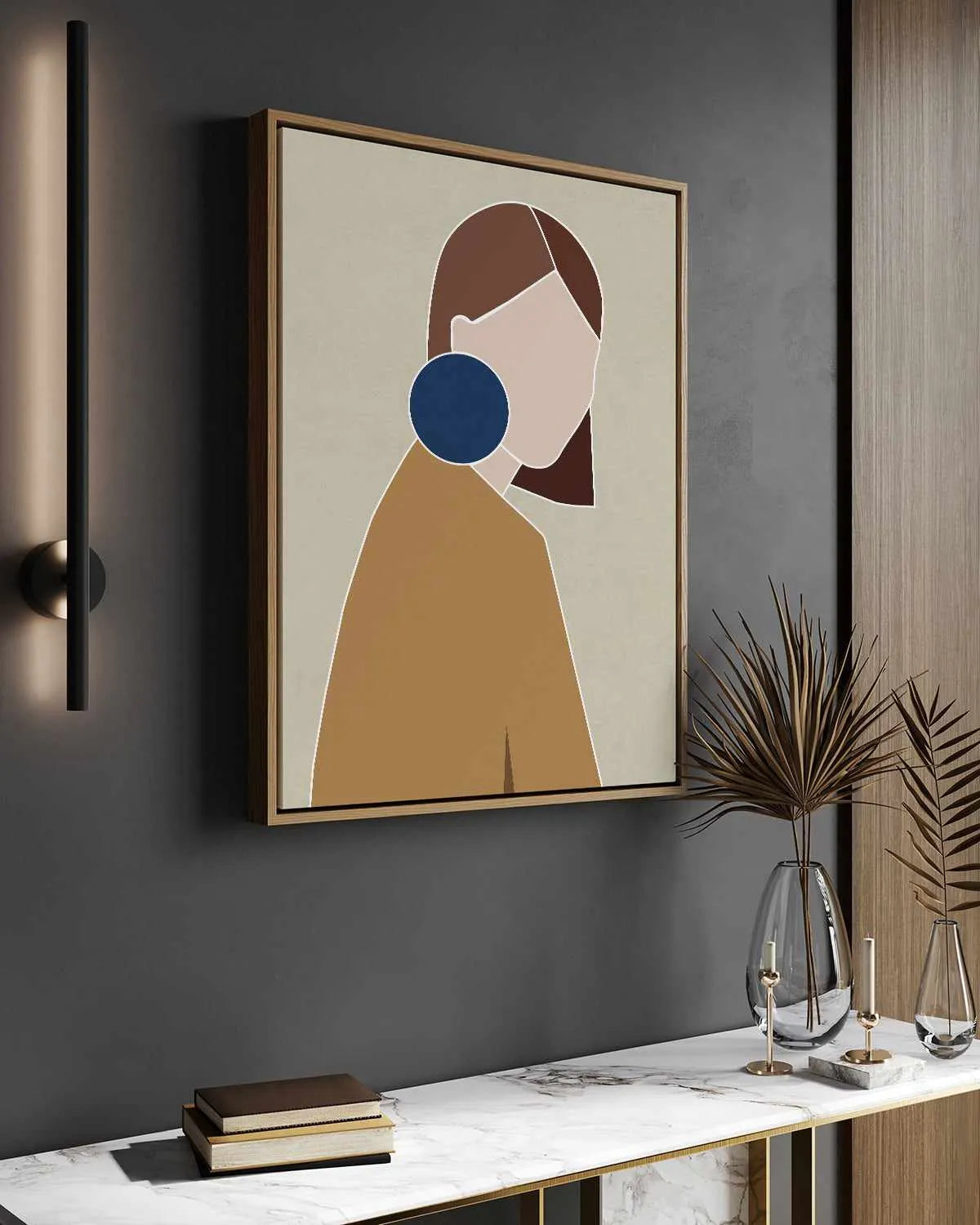 Night Out by Incado | Framed Canvas Art Print from Olive et Oriel where you can shop wallpaper and artworks online