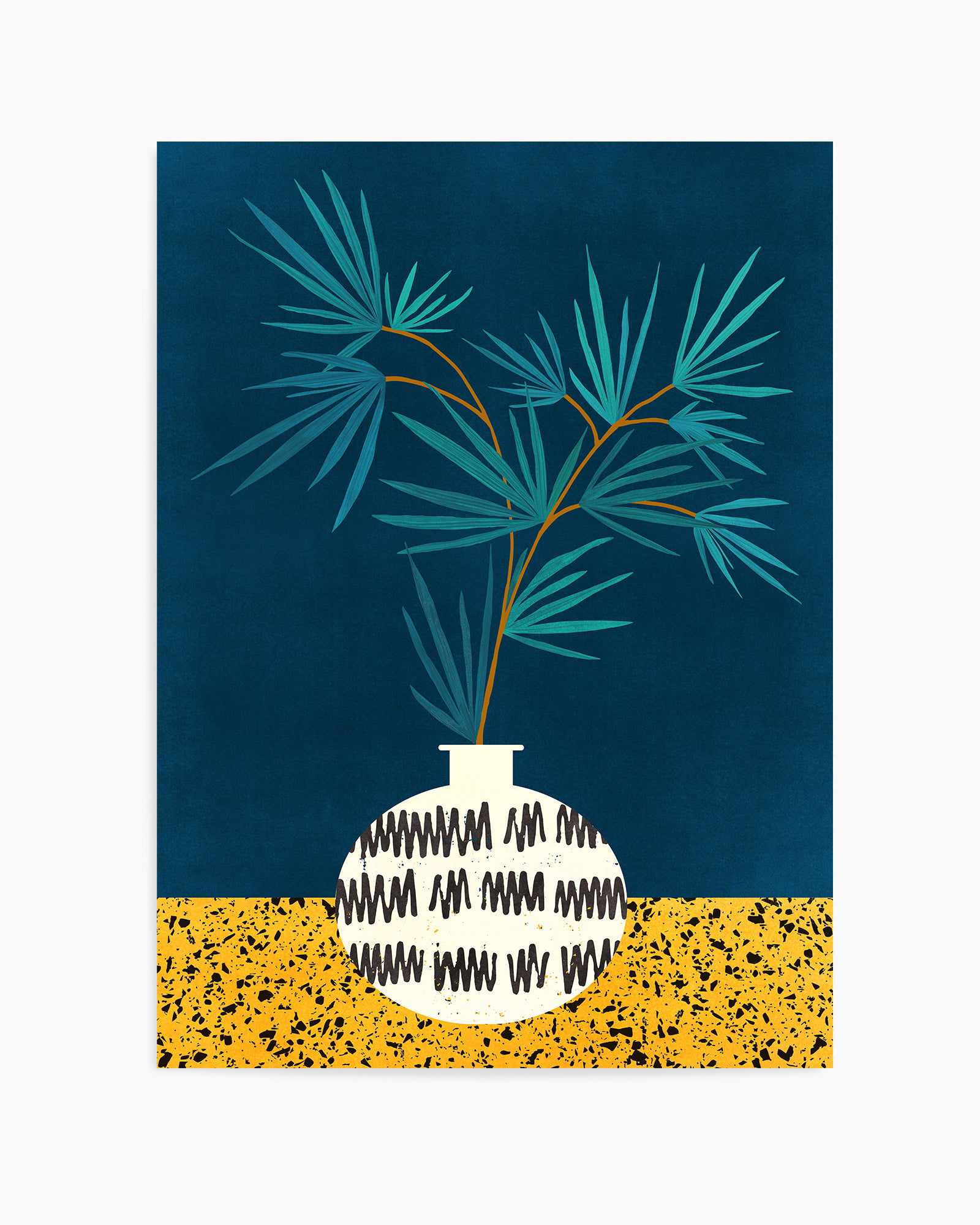 Night Palm by Kristian Gallagher | Art Print