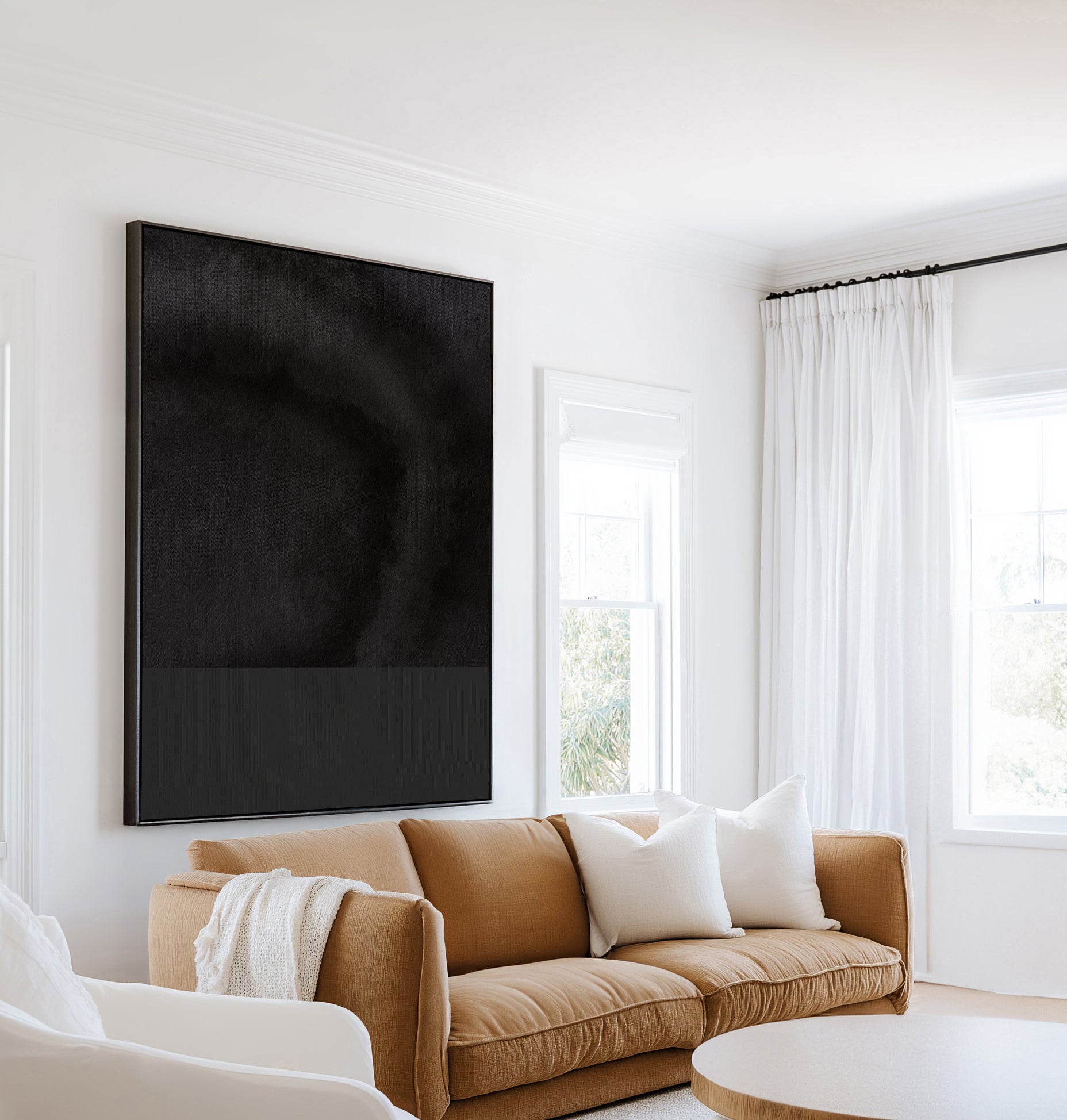 Night by Shatha Al Dafai | Framed Canvas Art Print