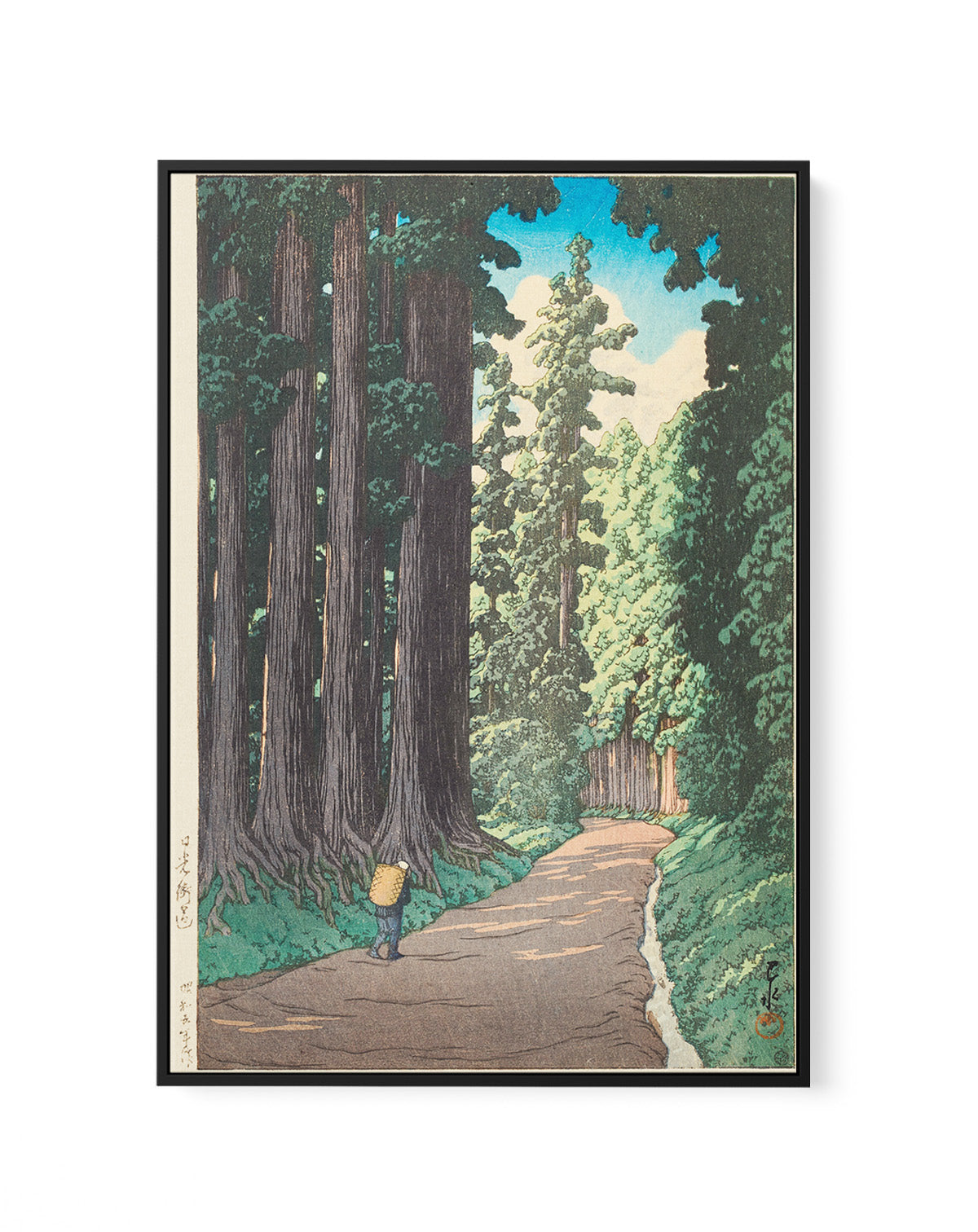Nikko Gaido (the Road To Nikko) (1930) | Framed Canvas Art Print