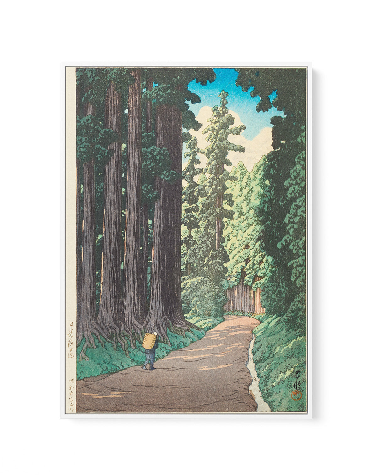 Nikko Gaido (the Road To Nikko) (1930) | Framed Canvas Art Print