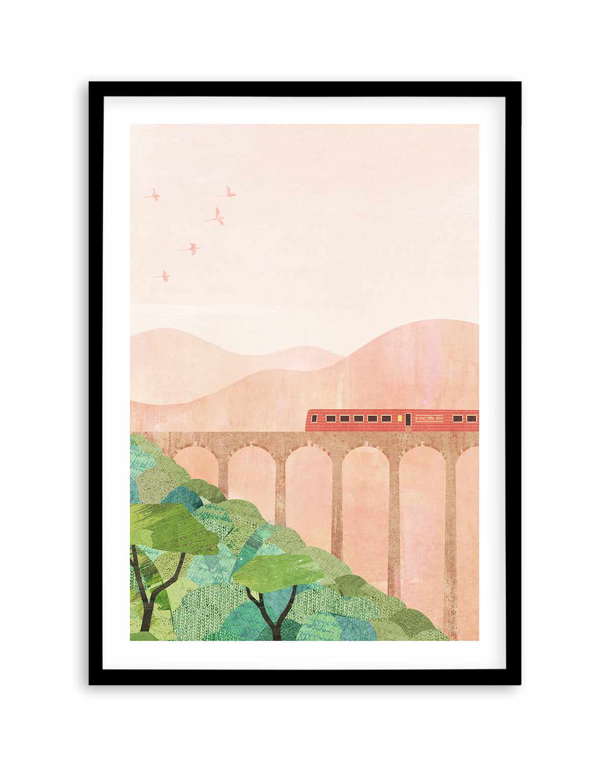 Nine Arch Bridge by Henry Rivers Art Print