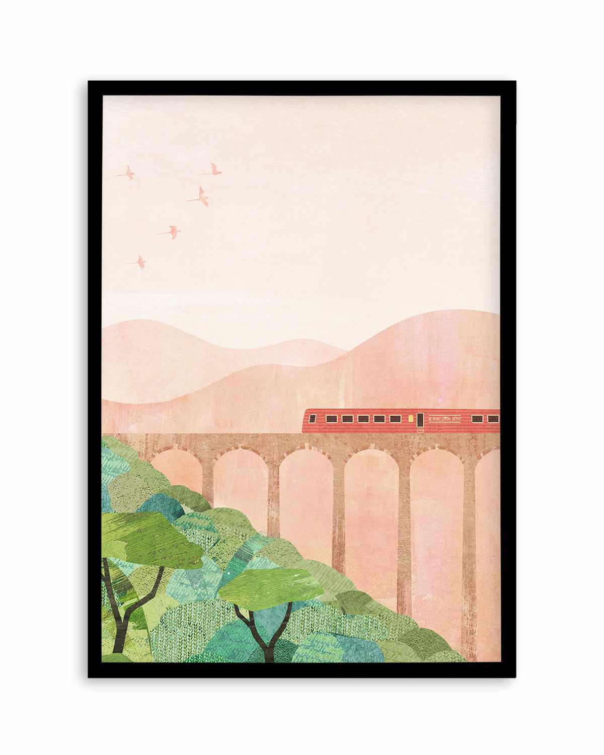 Nine Arch Bridge by Henry Rivers Art Print