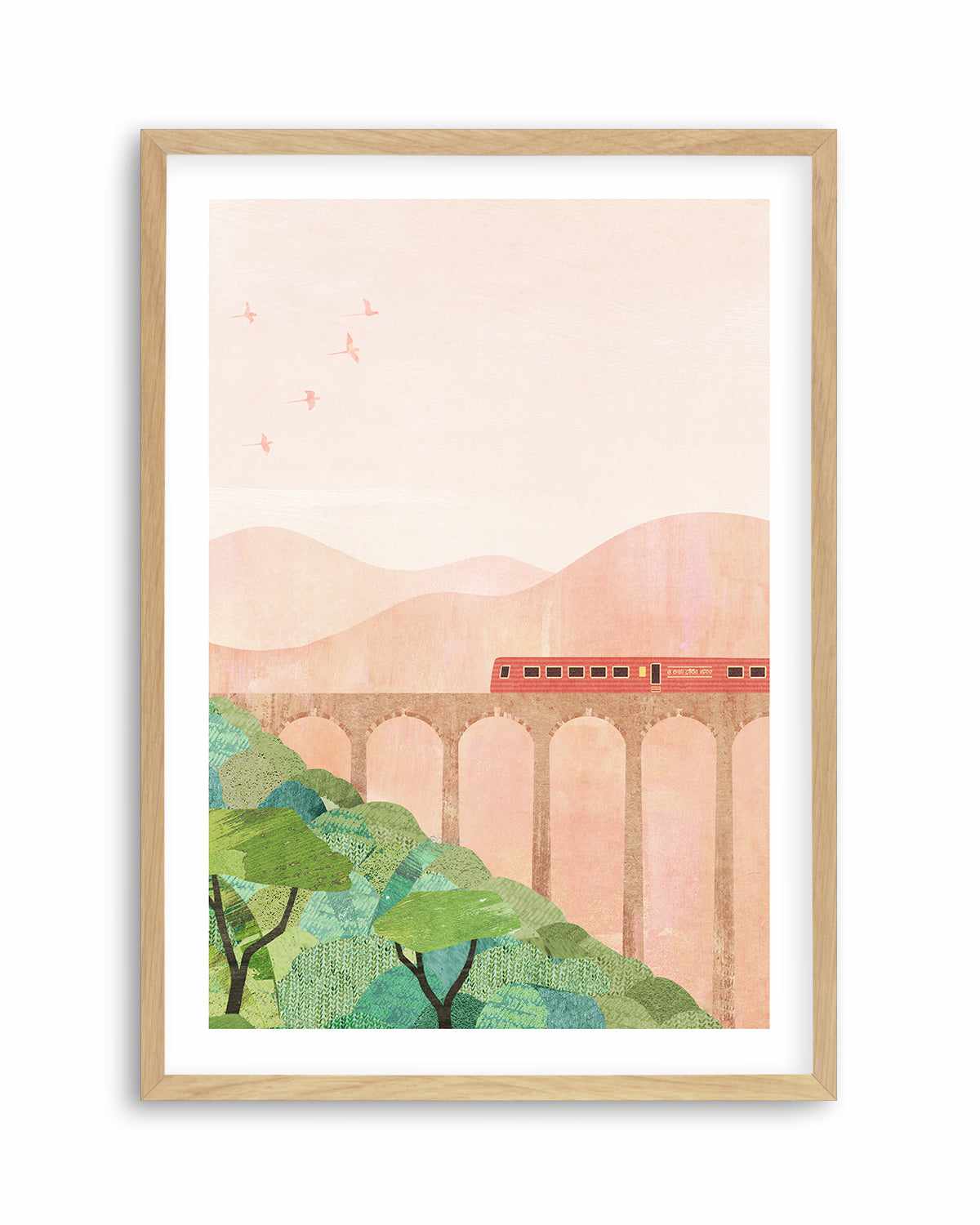 Nine Arch Bridge by Henry Rivers Art Print