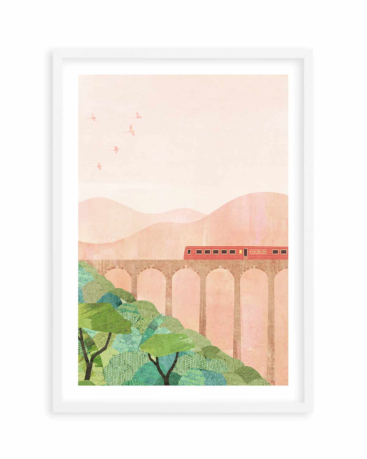 Nine Arch Bridge by Henry Rivers Art Print