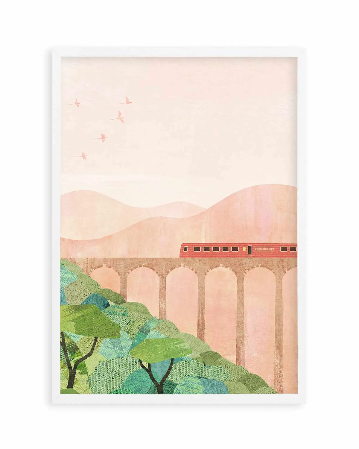 Nine Arch Bridge by Henry Rivers Art Print from Olive et Oriel where you can shop wallpaper and artworks online