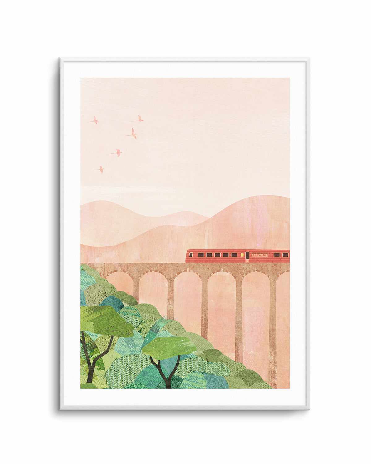 Nine Arch Bridge by Henry Rivers Art Print