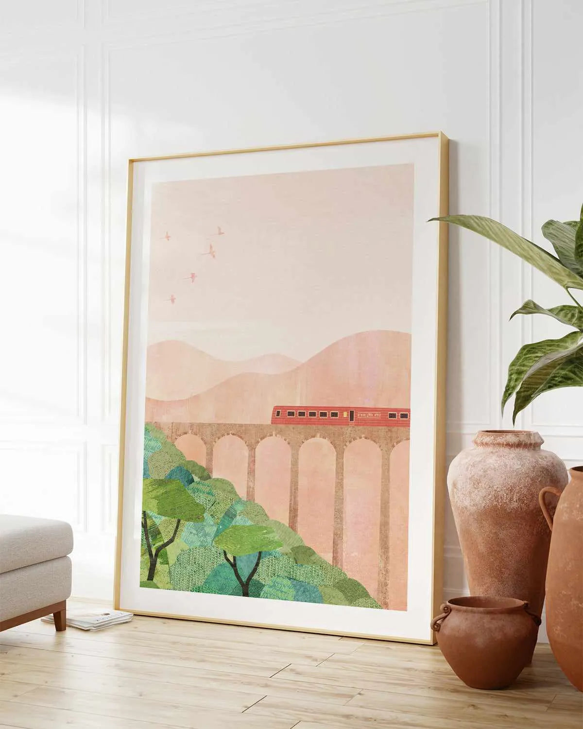 Nine Arch Bridge by Henry Rivers Art Print from Olive et Oriel where you can shop wallpaper and artworks online