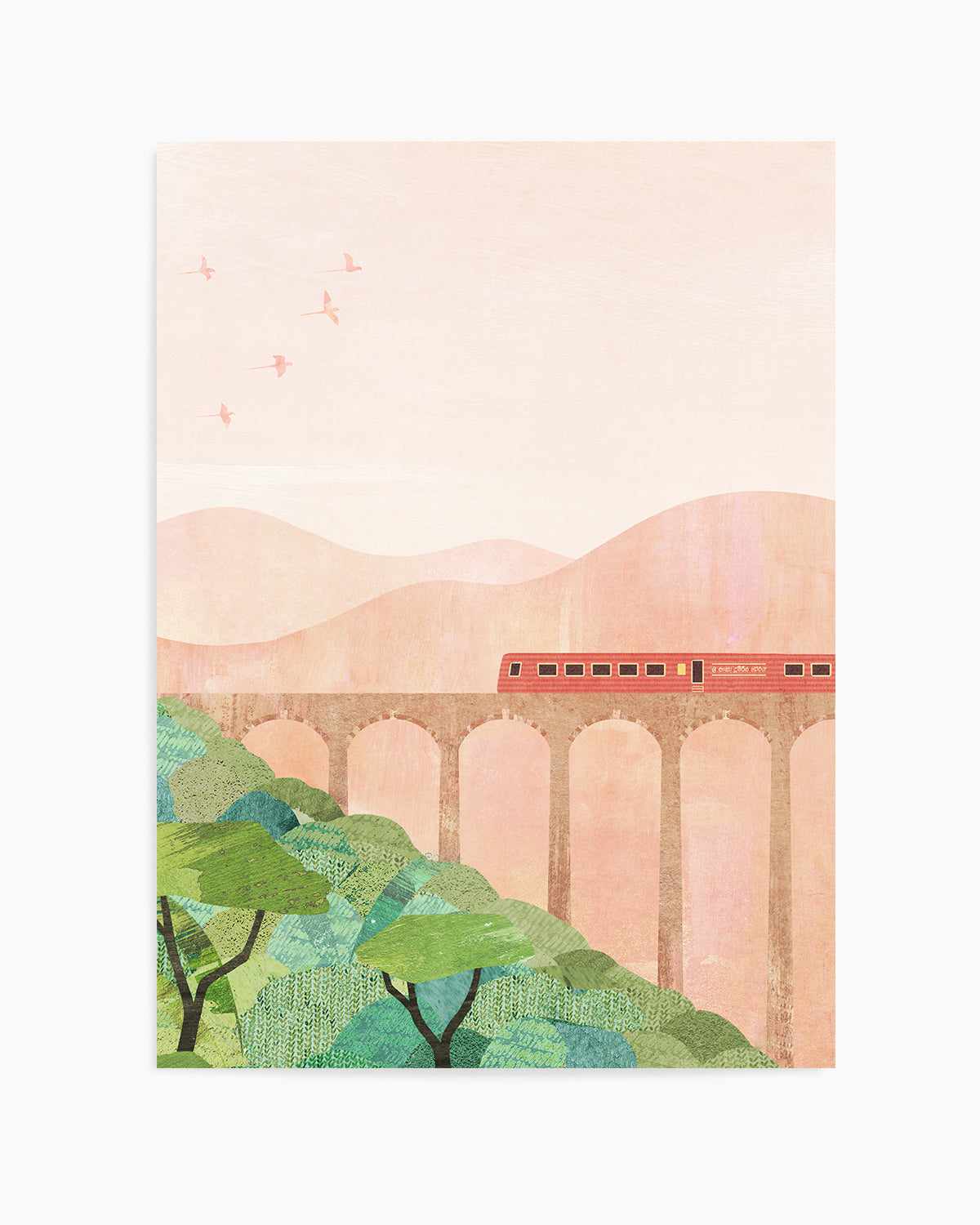 Nine Arch Bridge by Henry Rivers Art Print