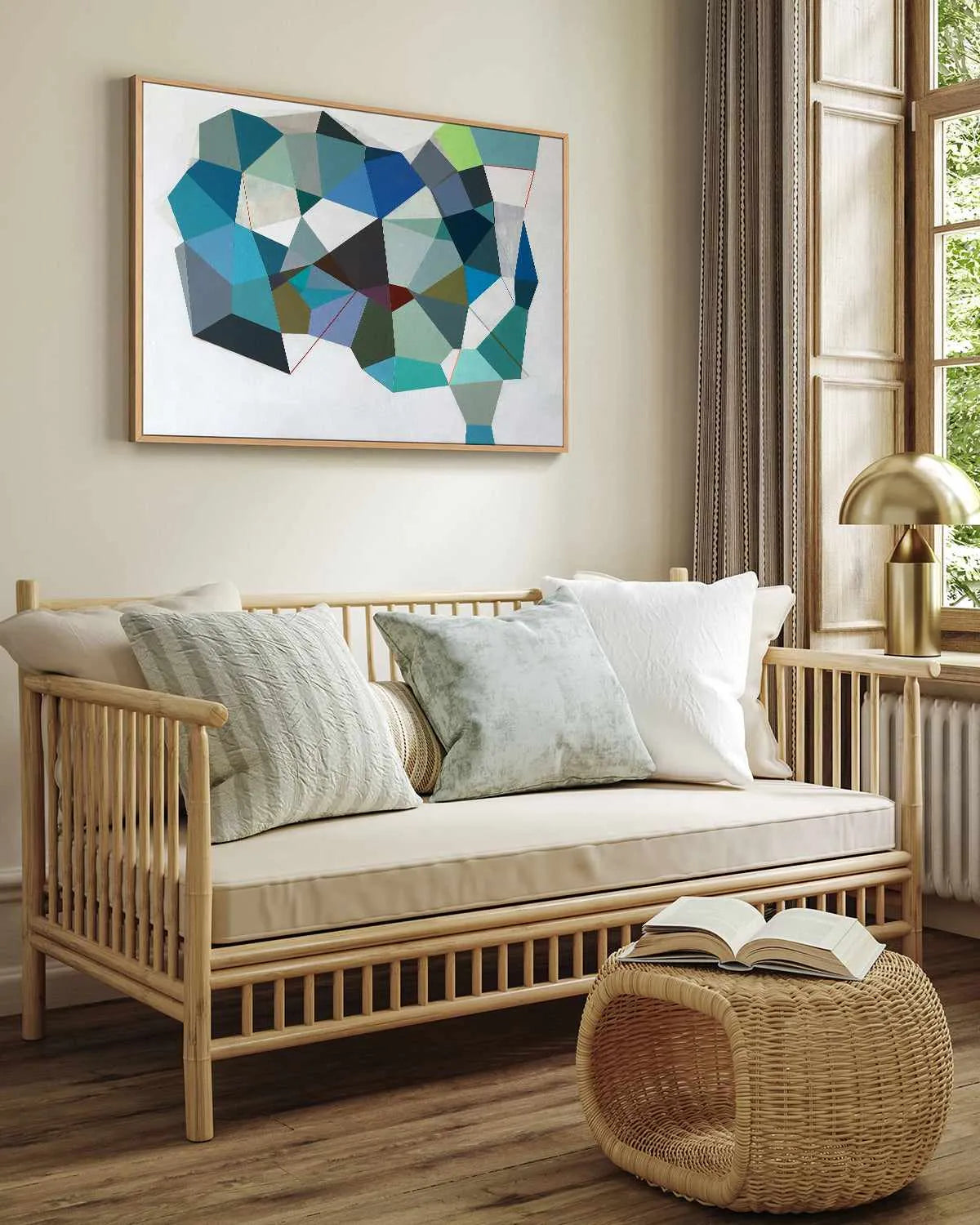 No Apparent Reason by Naomi Taitz Duffy | Framed Canvas Art Print from Olive et Oriel where you can shop wallpaper and artworks online