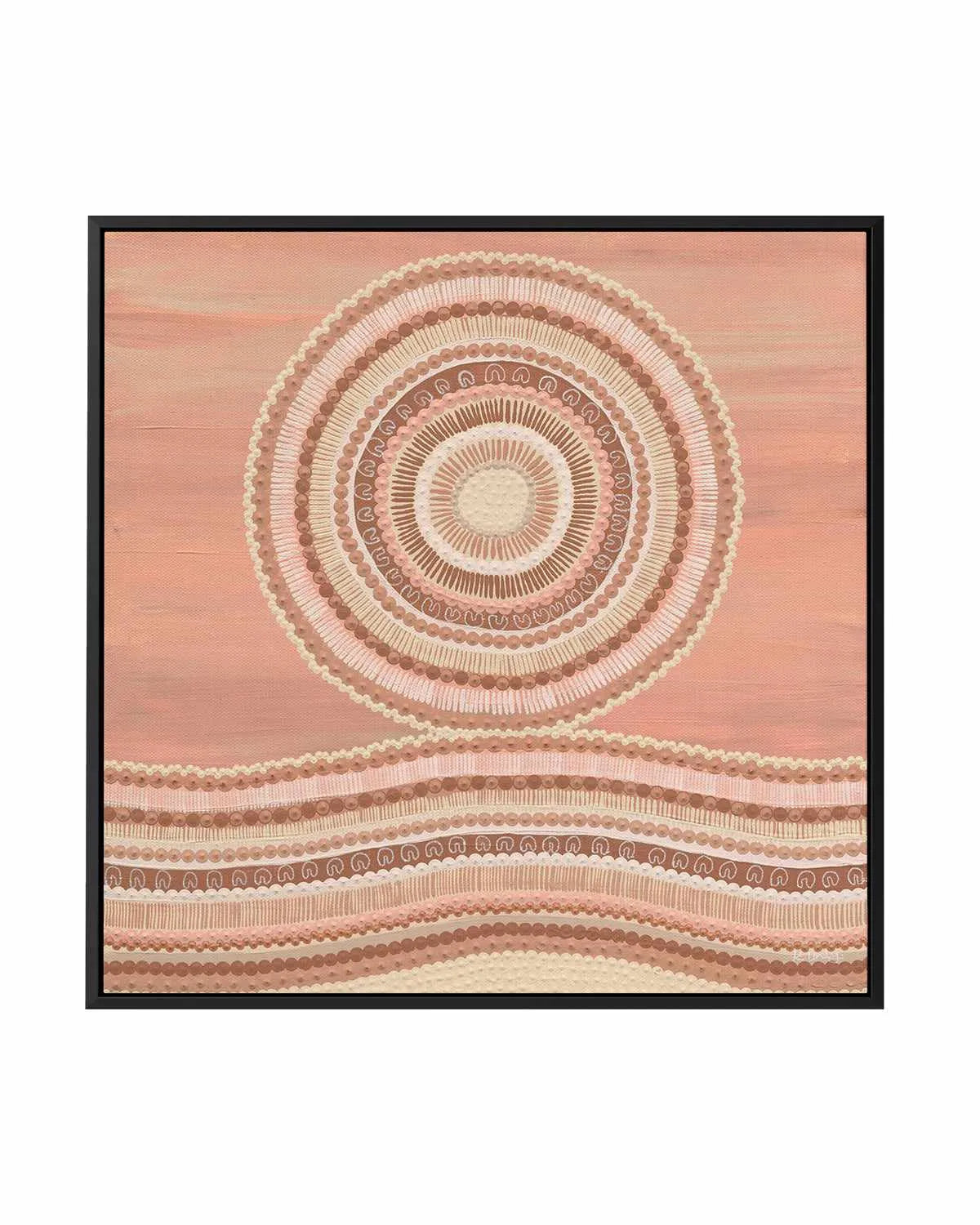 No Matter How Far by Karissa Undy | Framed Canvas Art Print from Olive et Oriel where you can shop wallpaper and artworks online