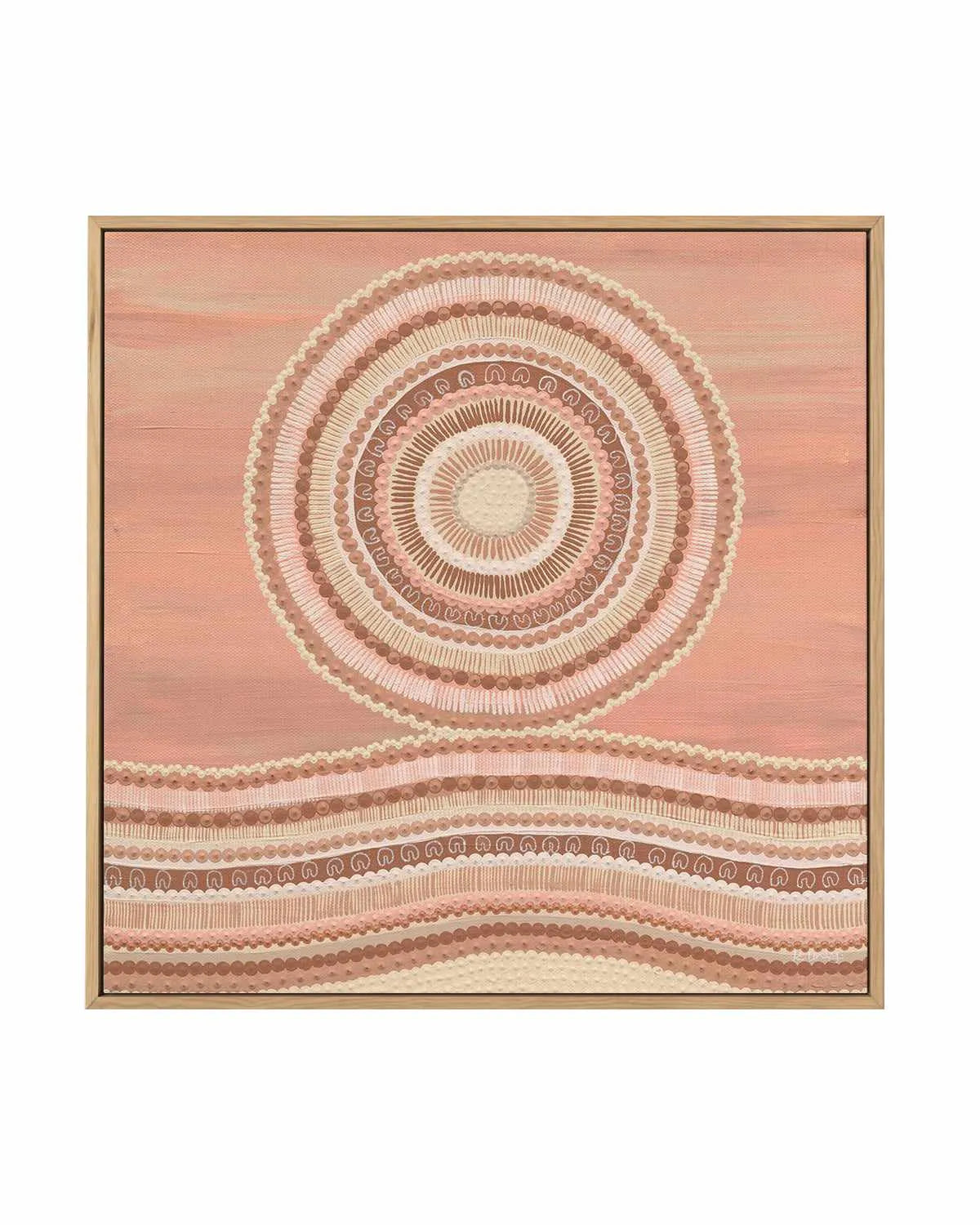 No Matter How Far by Karissa Undy | Framed Canvas Art Print from Olive et Oriel where you can shop wallpaper and artworks online