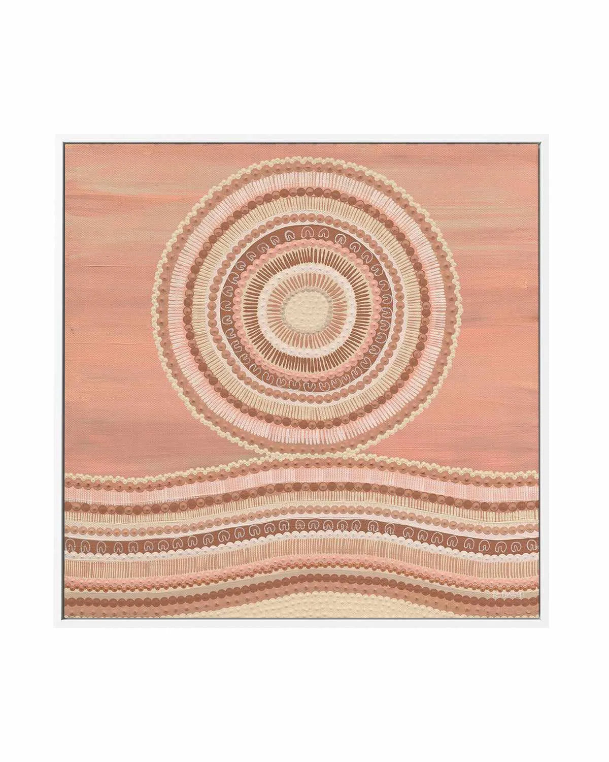 No Matter How Far by Karissa Undy | Framed Canvas Art Print from Olive et Oriel where you can shop wallpaper and artworks online