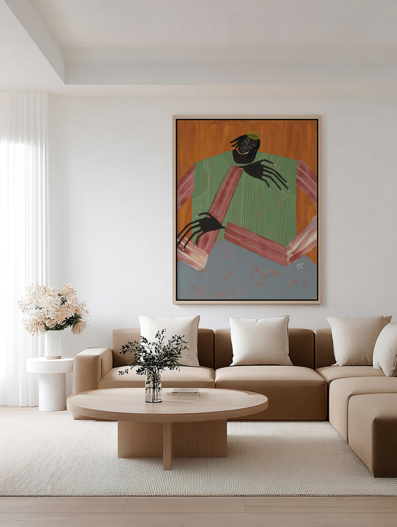 No Place to Be by Studio IMO | Framed Canvas Art Print