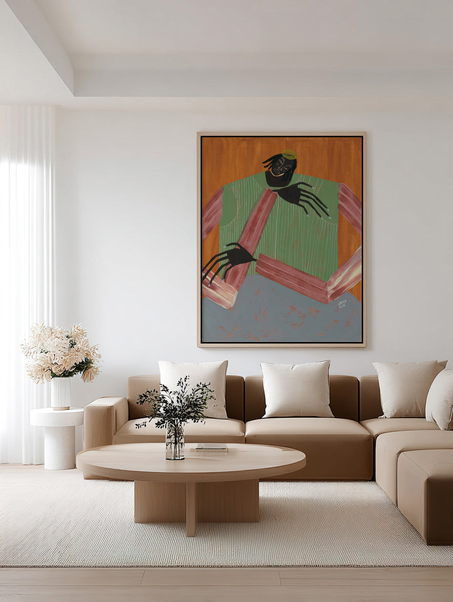 No Place to Be by Studio IMO | Framed Canvas Art Print