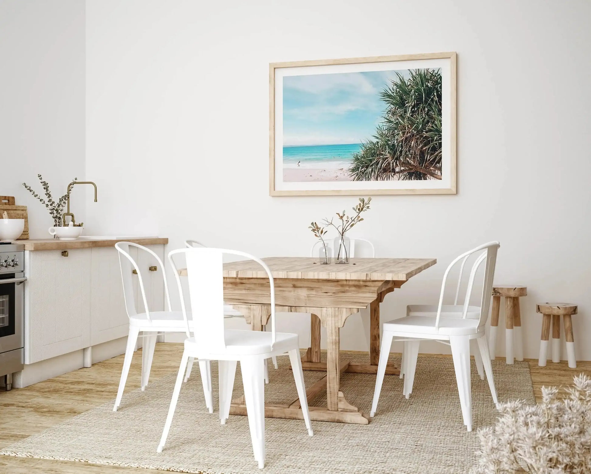 No Surf | Wategos Art Print-PRINT-Olive et Oriel-Olive et Oriel-Buy-Australian-Art-Prints-Online-with-Olive-et-Oriel-Your-Artwork-Specialists-Austrailia-Decorate-With-Coastal-Photo-Wall-Art-Prints-From-Our-Beach-House-Artwork-Collection-Fine-Poster-and-Framed-Artwork