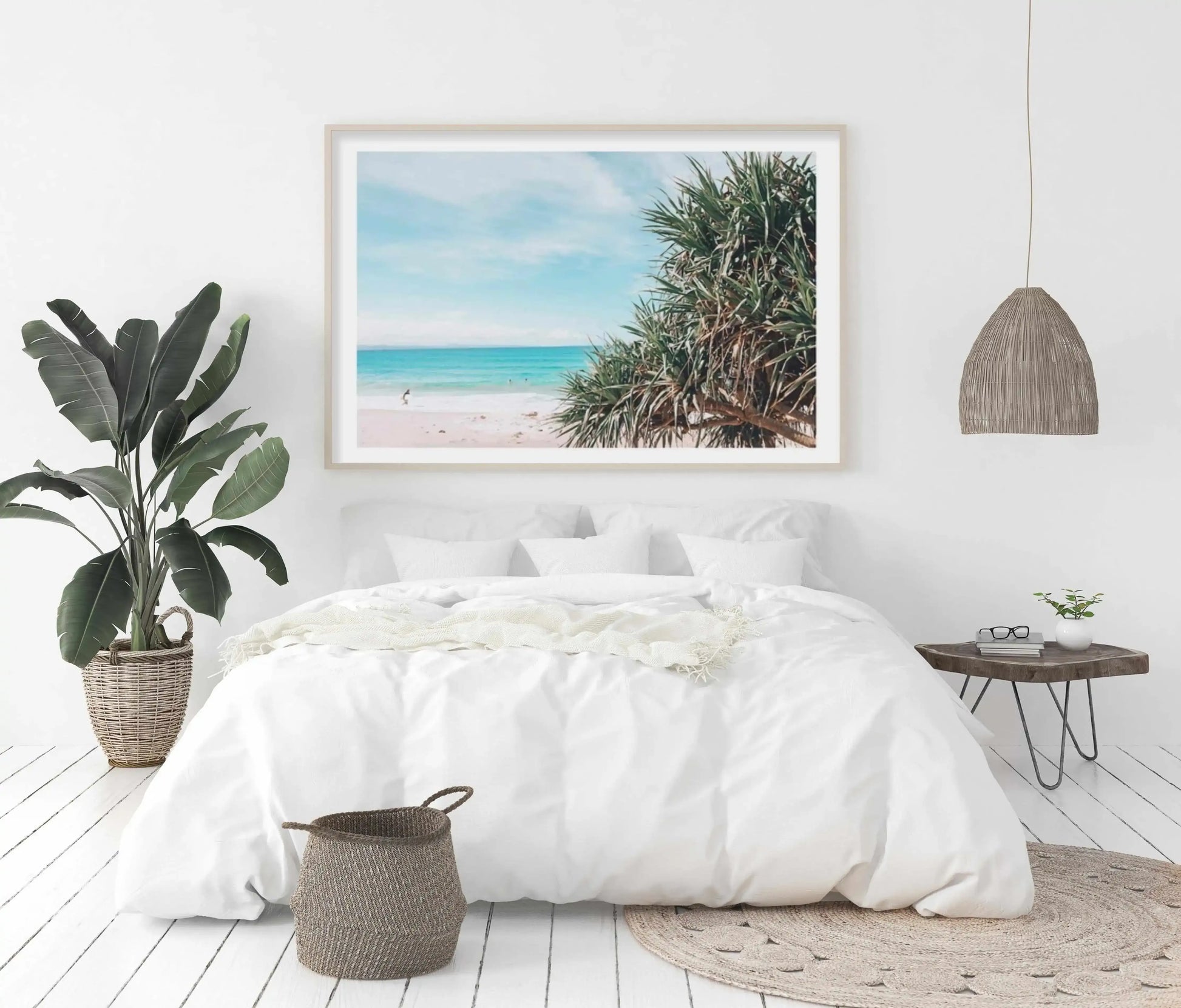 No Surf | Wategos Art Print-PRINT-Olive et Oriel-Olive et Oriel-Buy-Australian-Art-Prints-Online-with-Olive-et-Oriel-Your-Artwork-Specialists-Austrailia-Decorate-With-Coastal-Photo-Wall-Art-Prints-From-Our-Beach-House-Artwork-Collection-Fine-Poster-and-Framed-Artwork