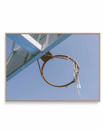 No Net By Cities of Basketball | Framed Canvas Art Print from Olive et Oriel where you can shop wallpaper and artworks online