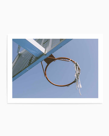 No Net By Cities of Basketball | Art Print from Olive et Oriel where you can shop wallpaper and artworks online