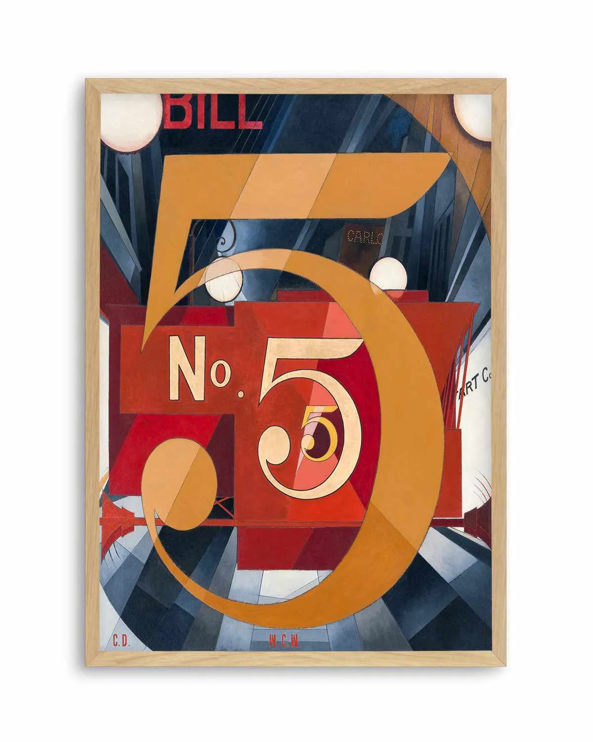 No. 5 Vintage Demuth Poster Art Print from Olive et Oriel where you can shop wallpaper and artworks online