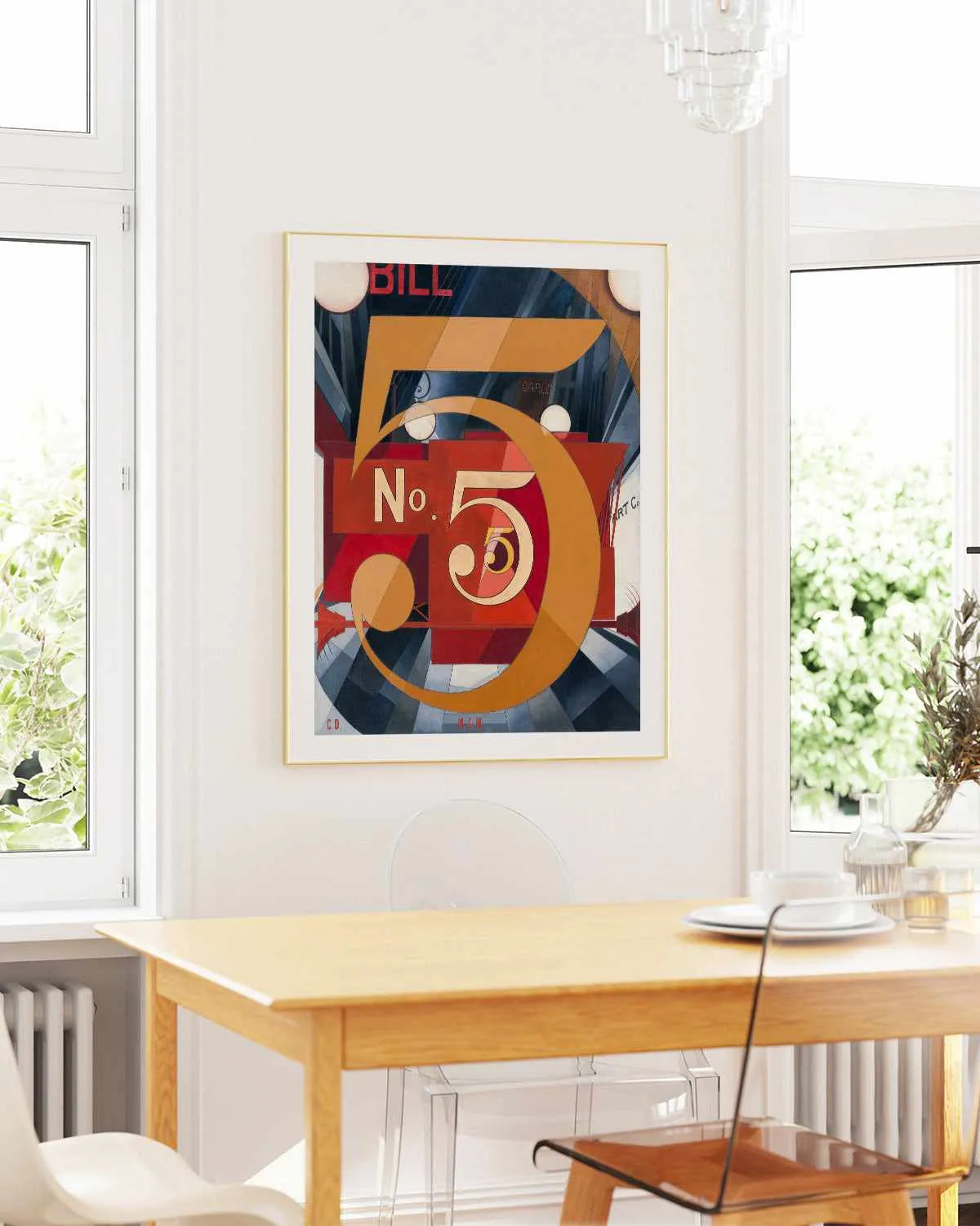 No. 5 Vintage Demuth Poster Art Print from Olive et Oriel where you can shop wallpaper and artworks online