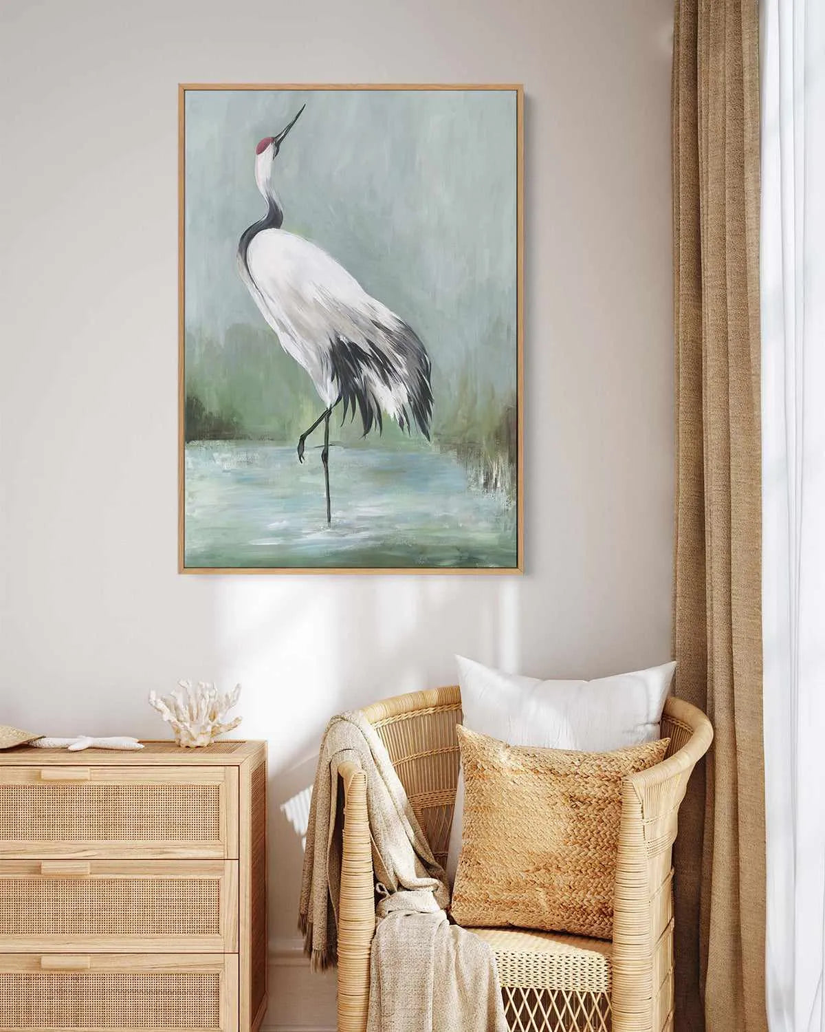 Noble Beauty I | Framed Canvas Art Print from Olive et Oriel where you can shop wallpaper and artworks online