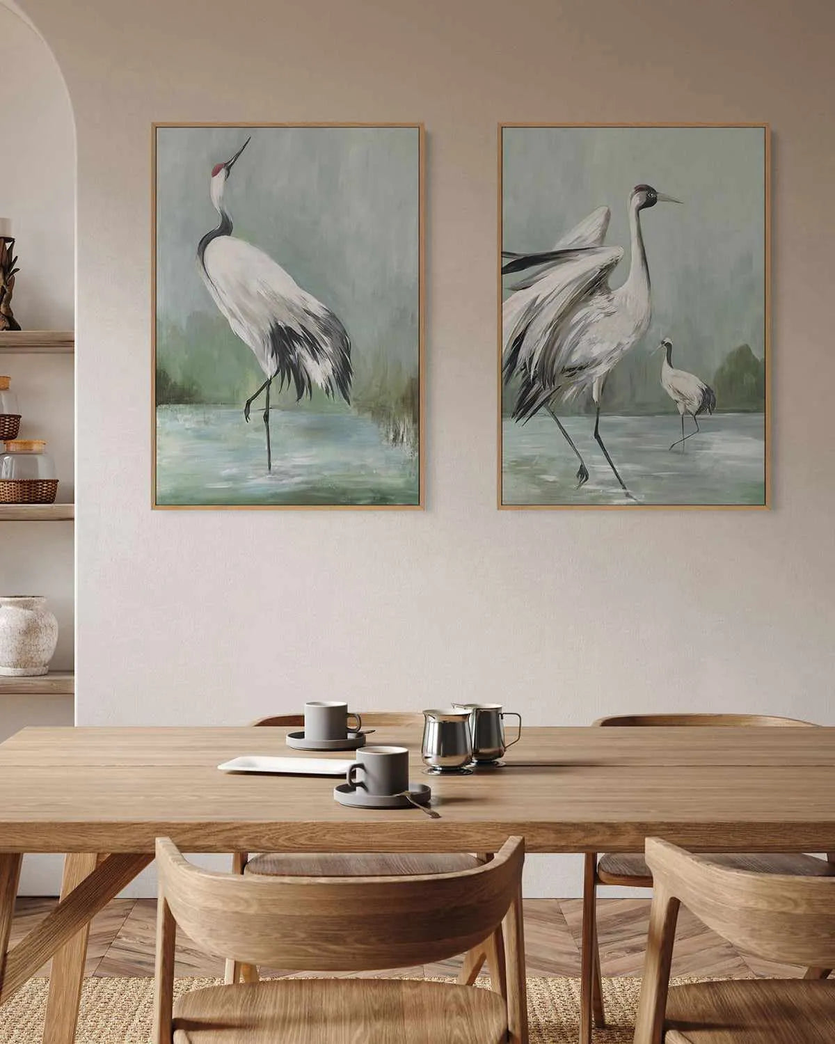 Noble Beauty II | Framed Canvas Art Print from Olive et Oriel where you can shop wallpaper and artworks online