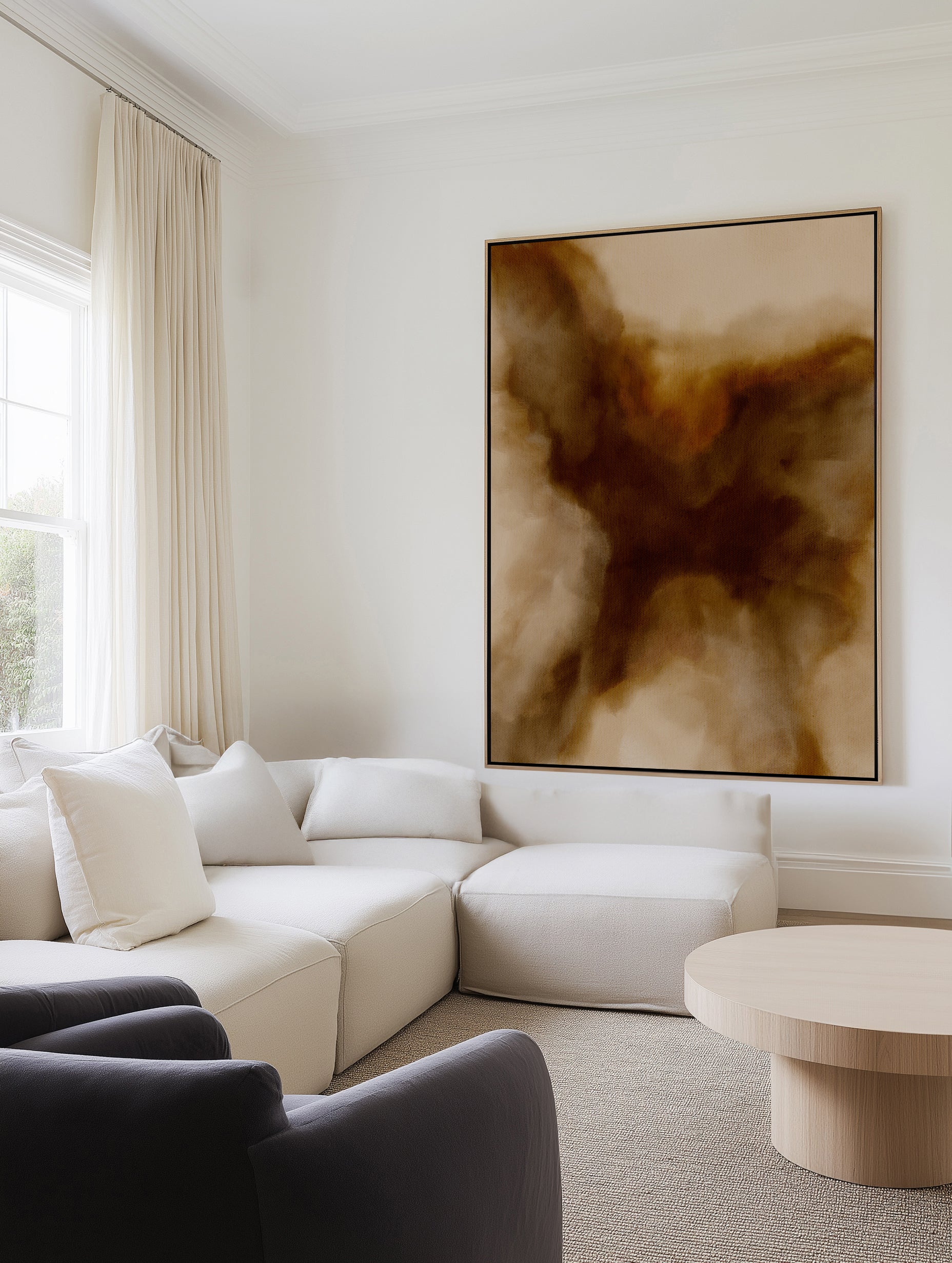 Nocturne II by Shatha Al Dafai | Framed Canvas Art Print