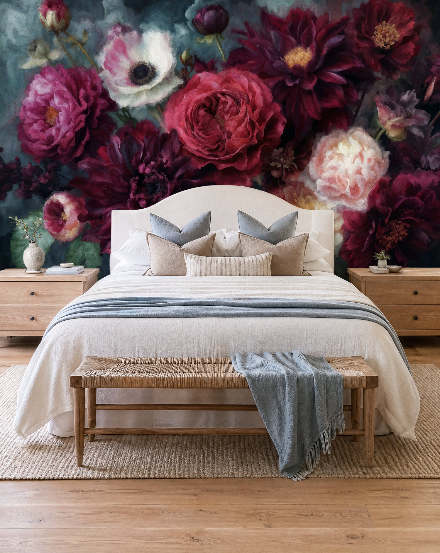 Noir Botanica Mural Wallpaper