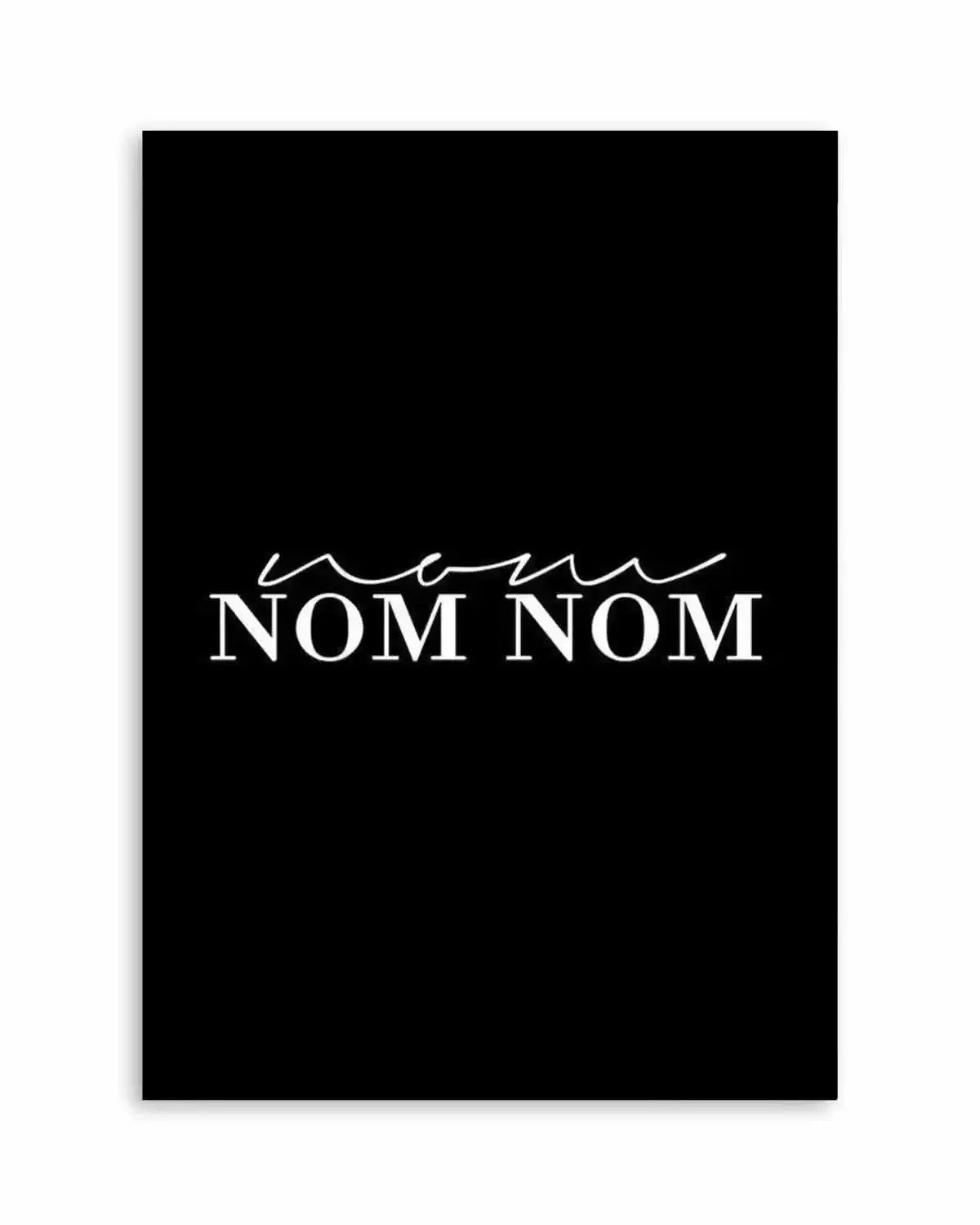 Nom Nom Nom Art Print from Olive et Oriel where you can shop wallpaper and artworks online