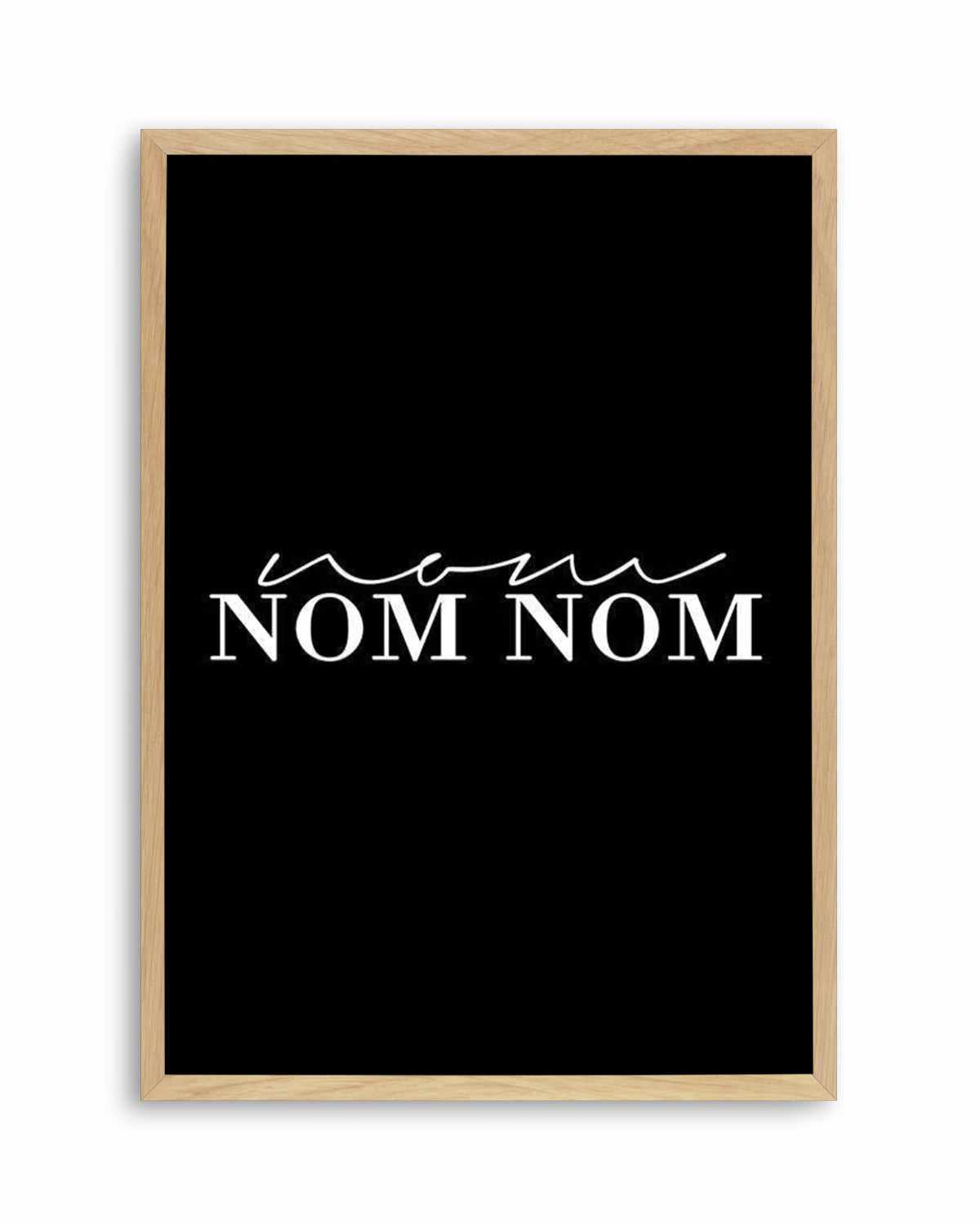 Nom Nom Nom Art Print