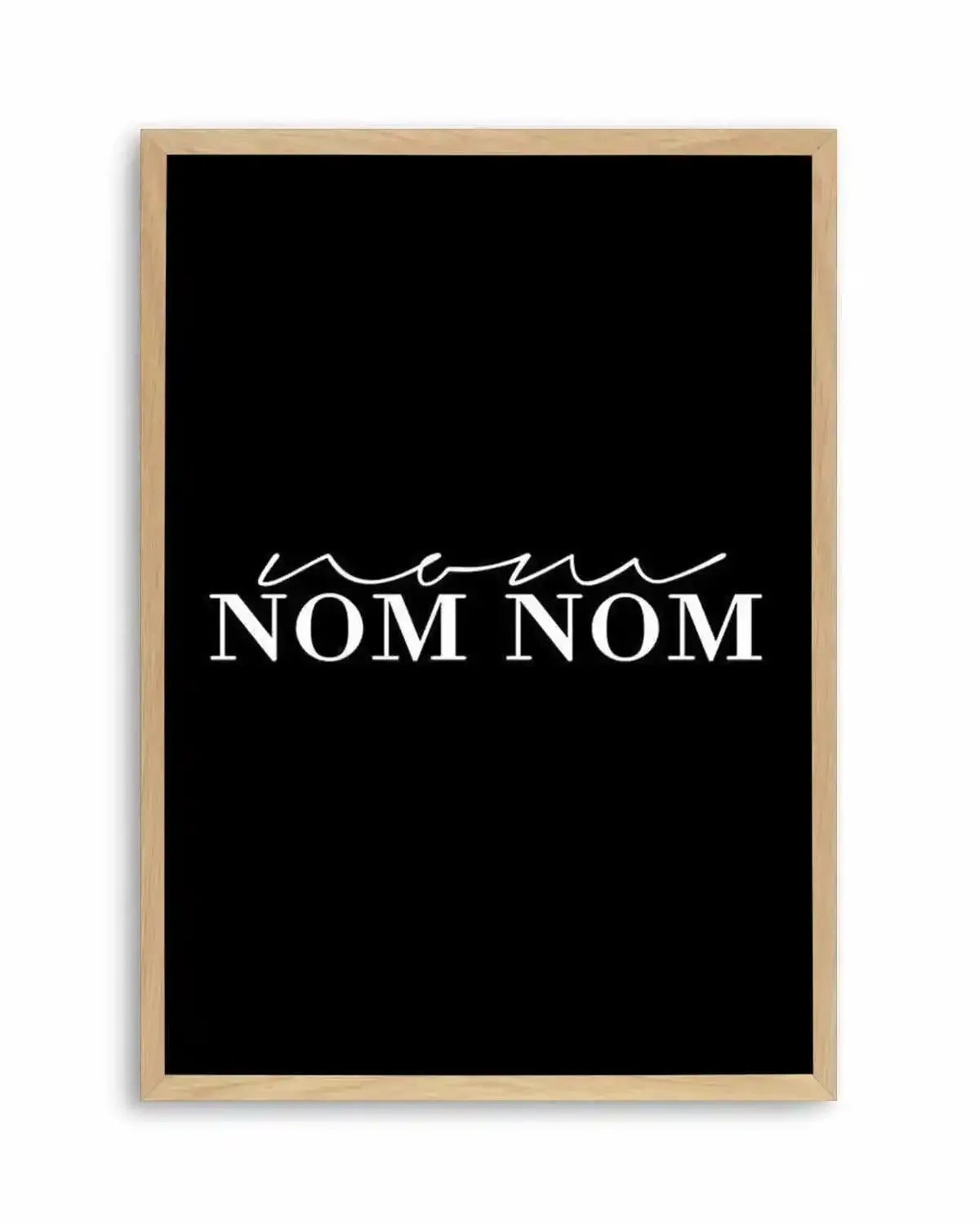 Nom Nom Nom Art Print from Olive et Oriel where you can shop wallpaper and artworks online