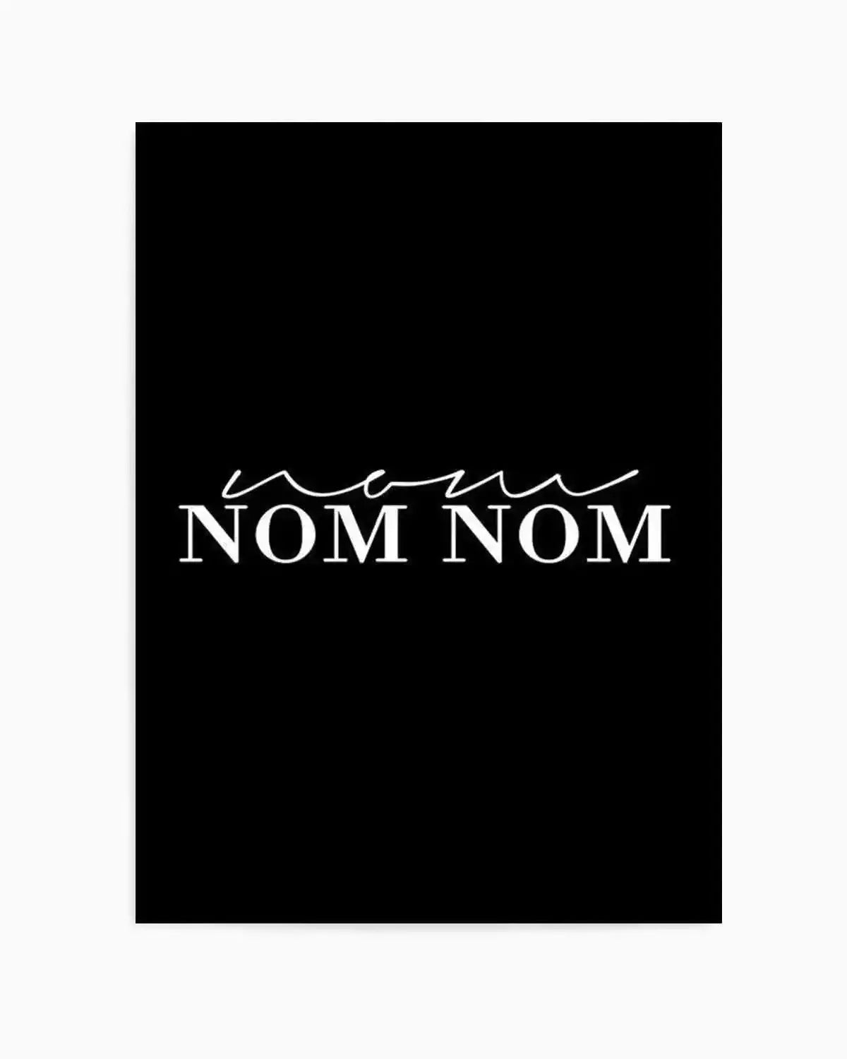 Nom Nom Nom Art Print from Olive et Oriel where you can shop wallpaper and artworks online