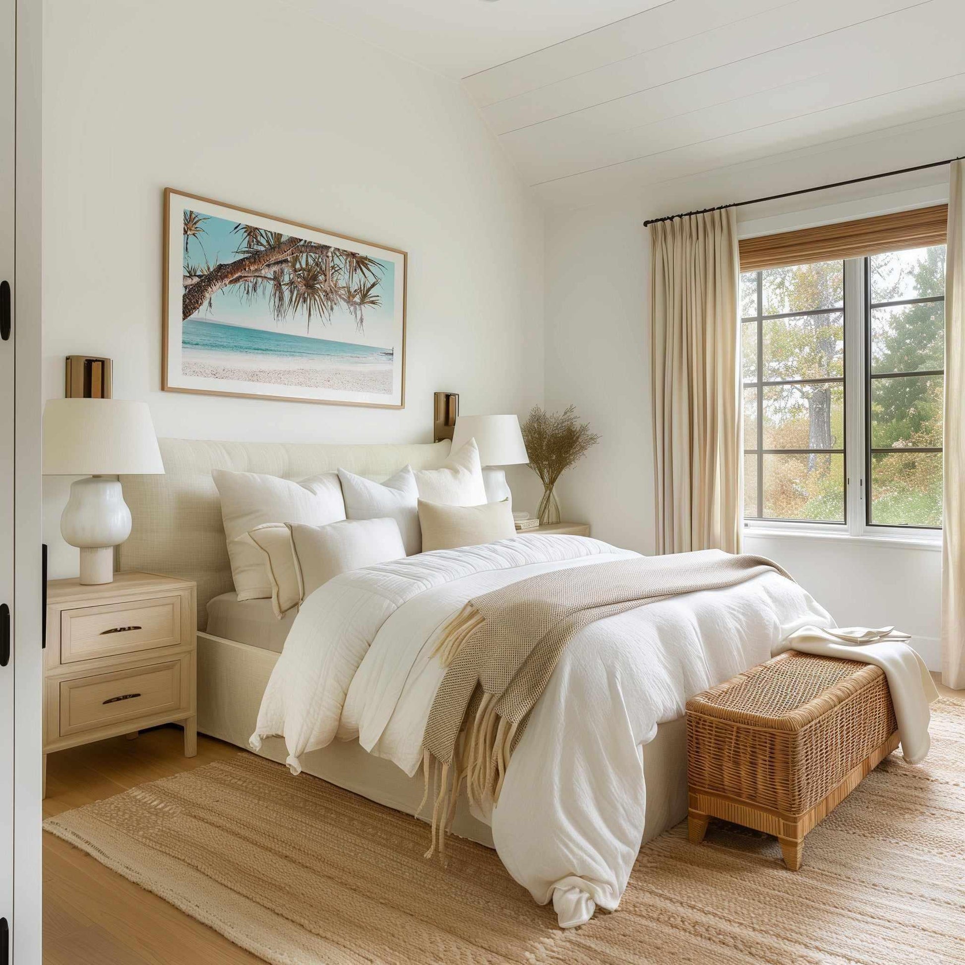 Noosa Days | Panoramic Art Print from Olive et Oriel where you can shop wallpaper and artworks online