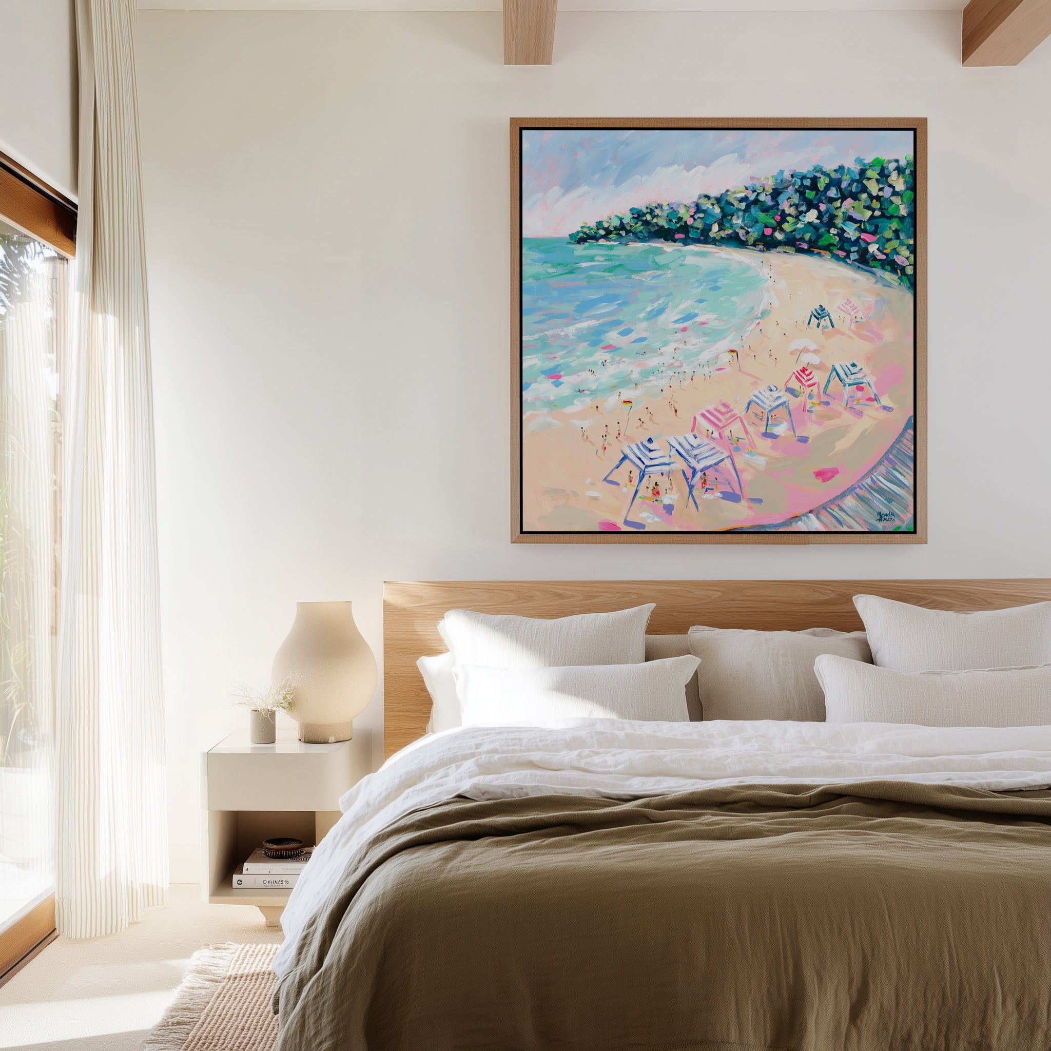 Noosa Days by Meredith Howse | Framed Canvas Art Print